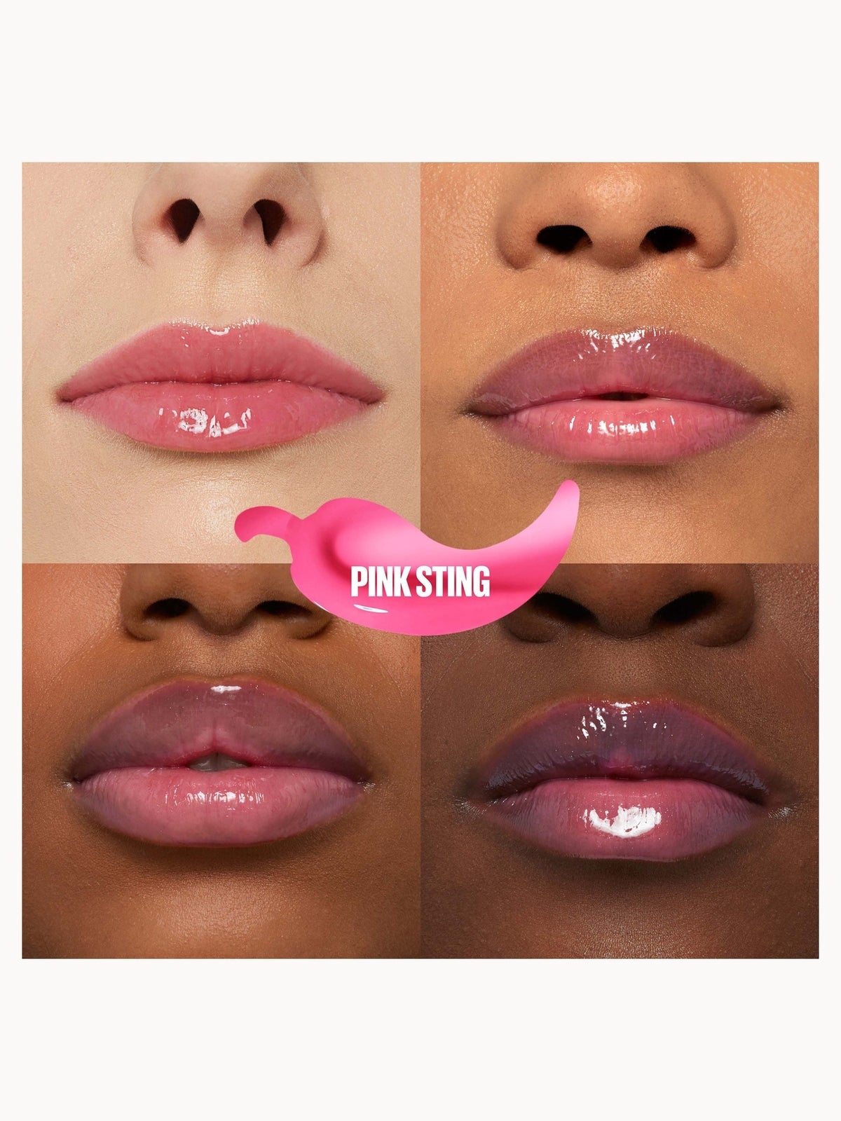 Maybelline Lifter Gloss Plumping Lip Gloss Lasting Hydration Formula With Hyaluronic Acid and Chilli Pepper (Various Shades) - Pink Sting 4