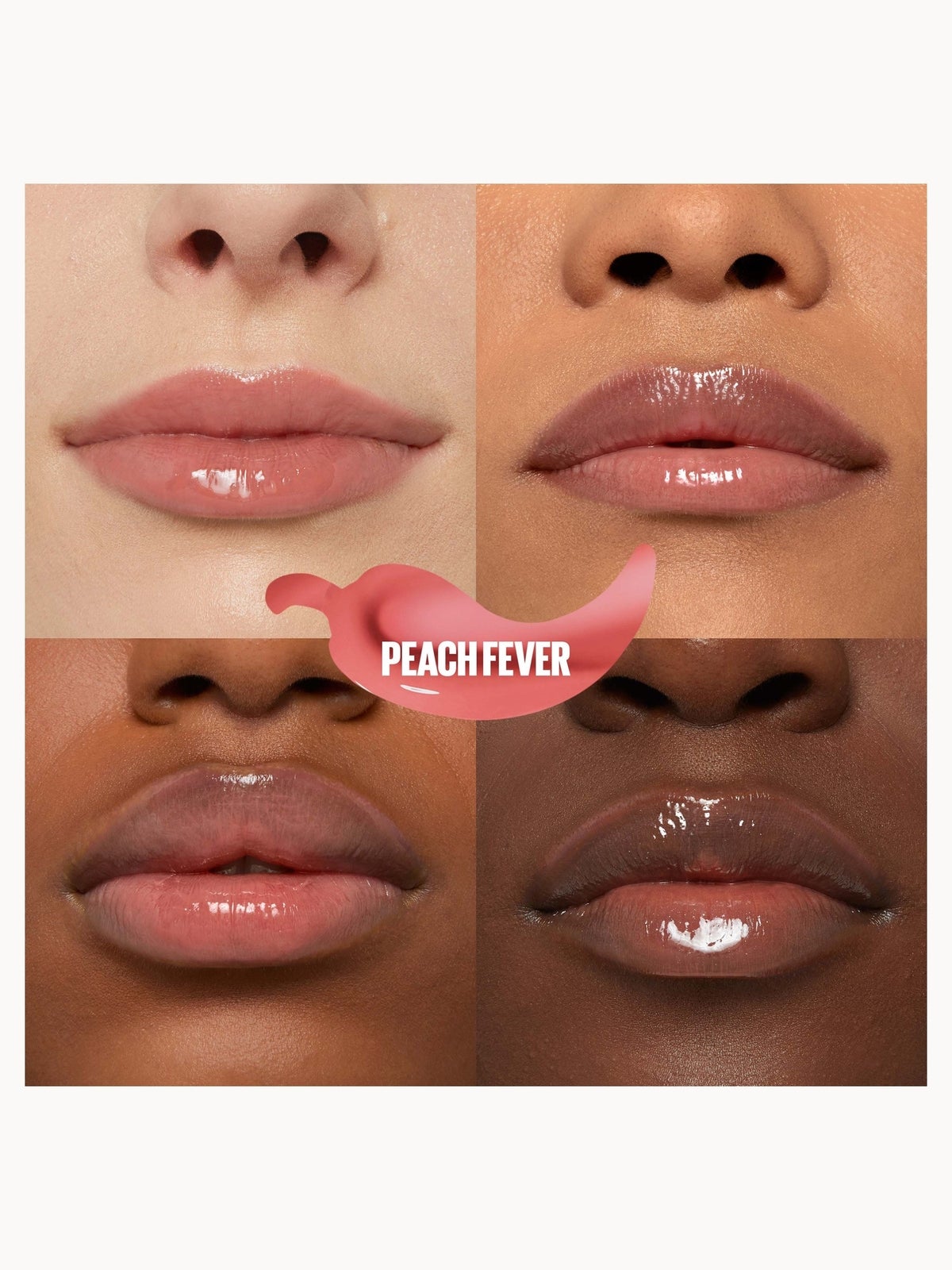 Maybelline Lifter Gloss Plumping Lip Gloss Lasting Hydration Formula With Hyaluronic Acid and Chilli Pepper (Various Shades) - Peach Fever 4