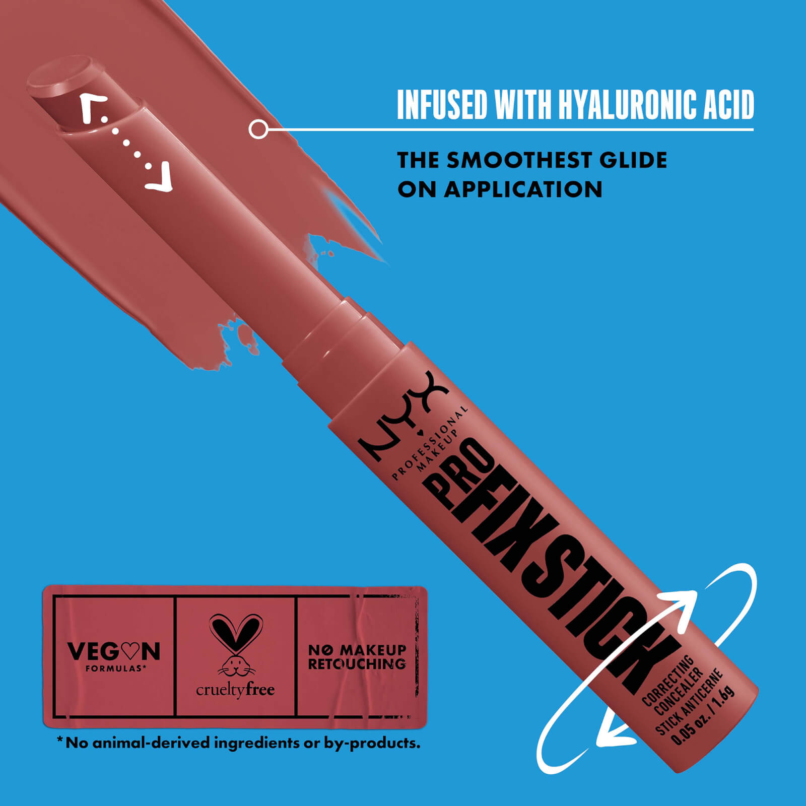 Thumbnail - NYX Professional Makeup Pro Fix Stick Correcting Concealer Stick (Various Shades) - Walnut