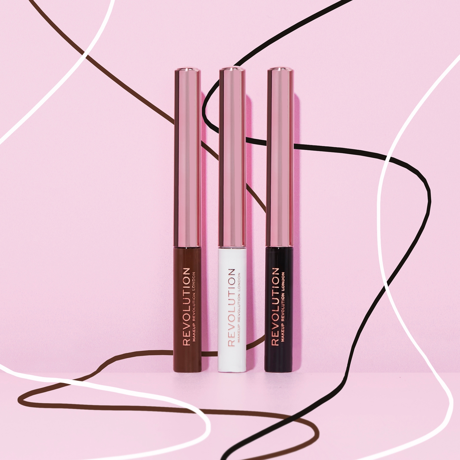 Thumbnail - Revolution Super Flick Liquid Eyeliner 2.4ml (Various Shades) - Brown