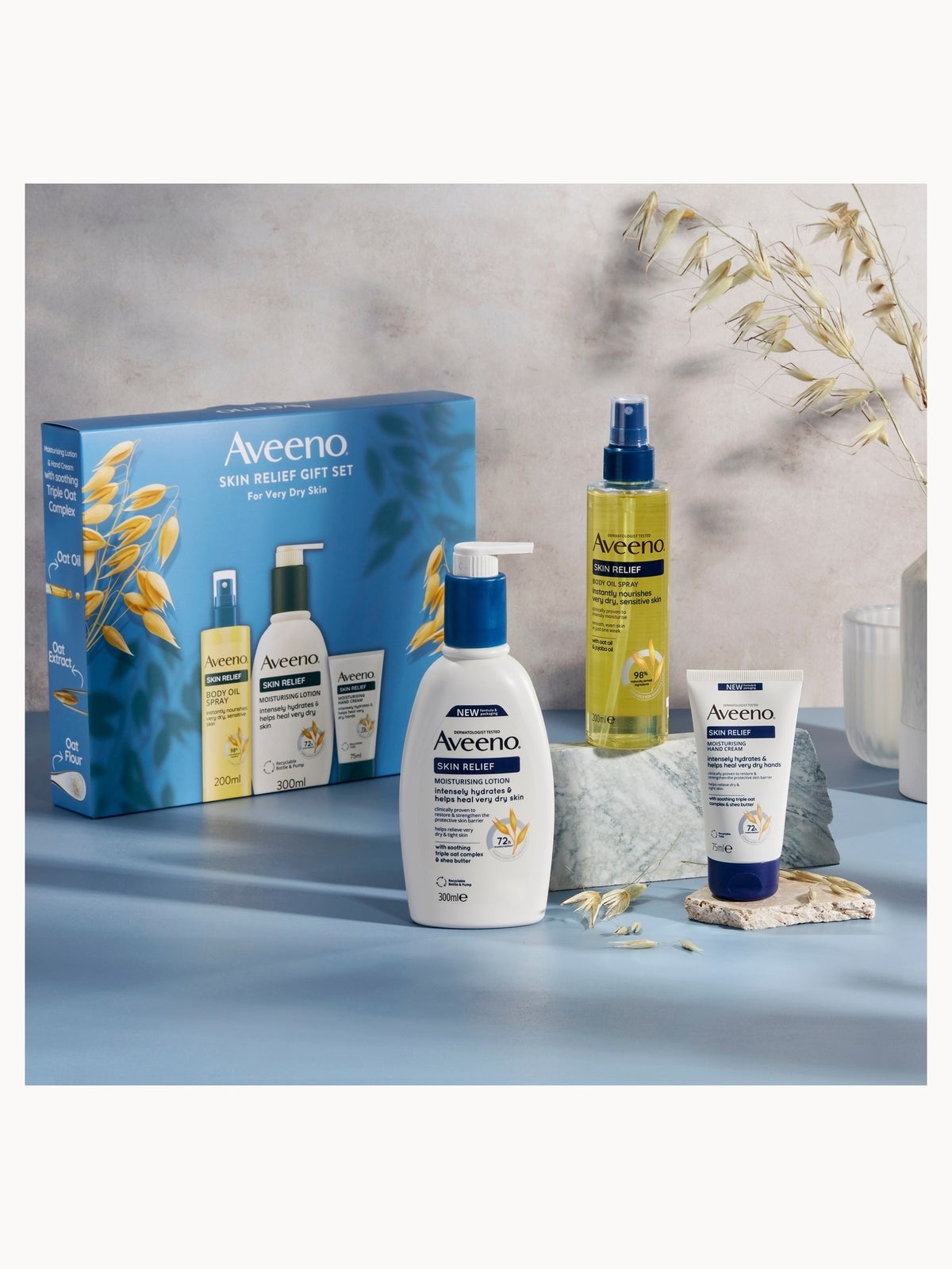 Aveeno Body Skin Relief Gift Set 3