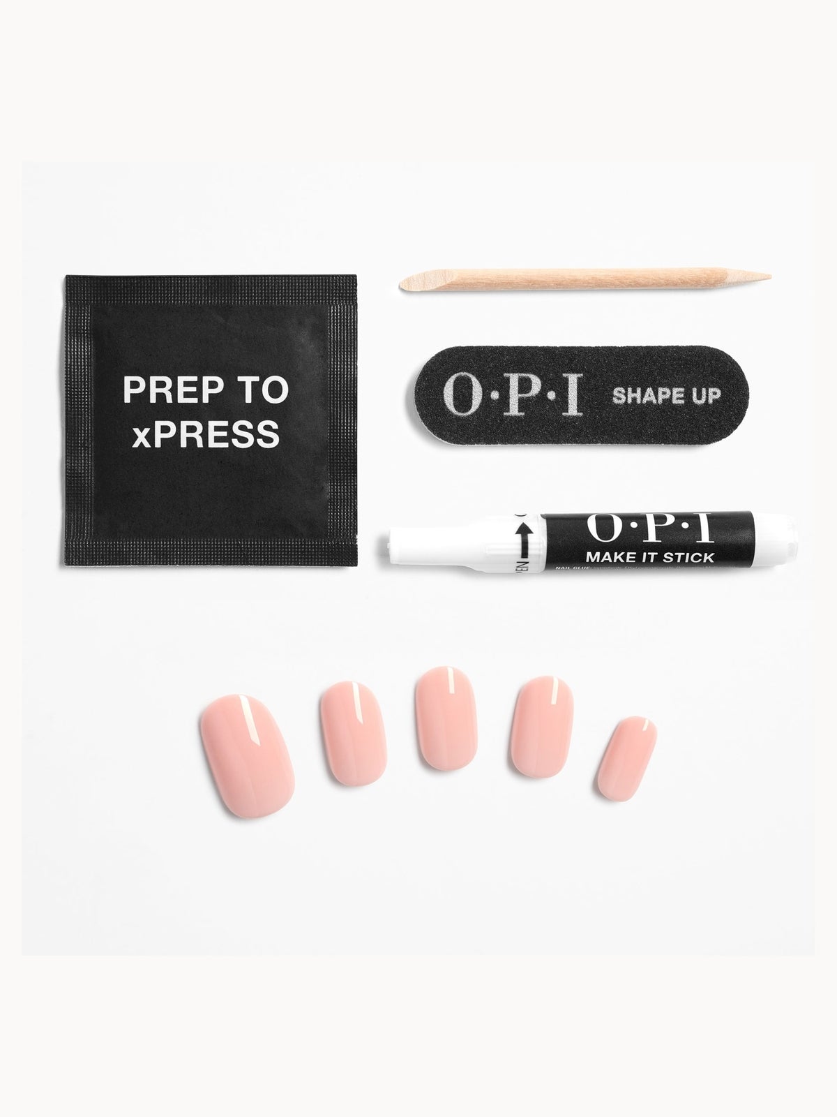 OPI xPRESS/ON Sheer Pink Press On Nails Gel-Like Salon Manicure - Bubble Bath 3