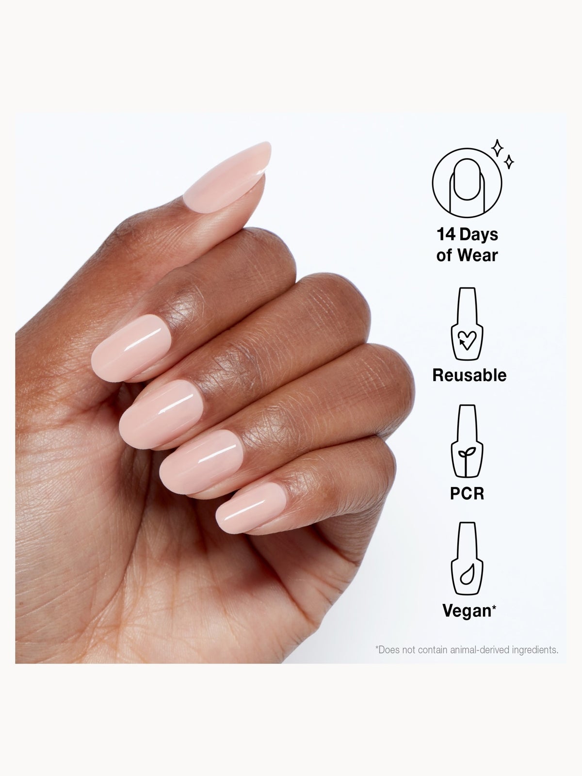 OPI xPRESS/ON Sheer Pink Press On Nails Gel-Like Salon Manicure - Bubble Bath 4