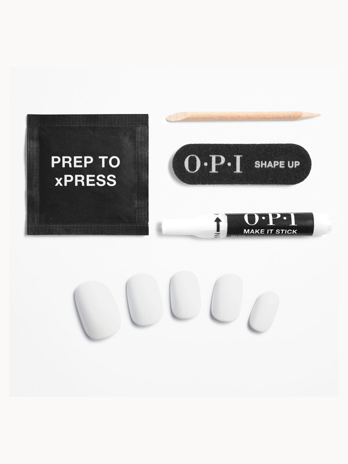 OPI xPRESS/ON White Press On Nails Gel-Like Salon Manicure - Funny Bunny 3