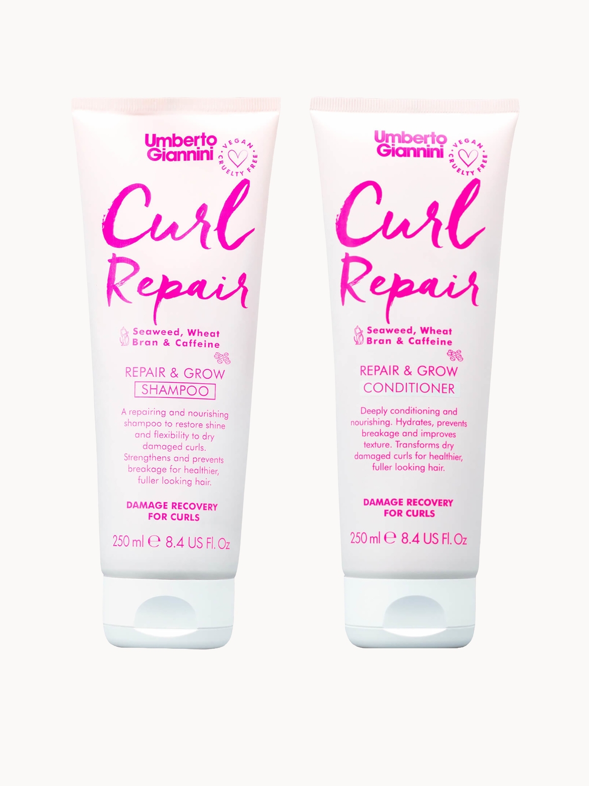 Umberto Giannini Curl Repair Shampoo and Conditioner Duo