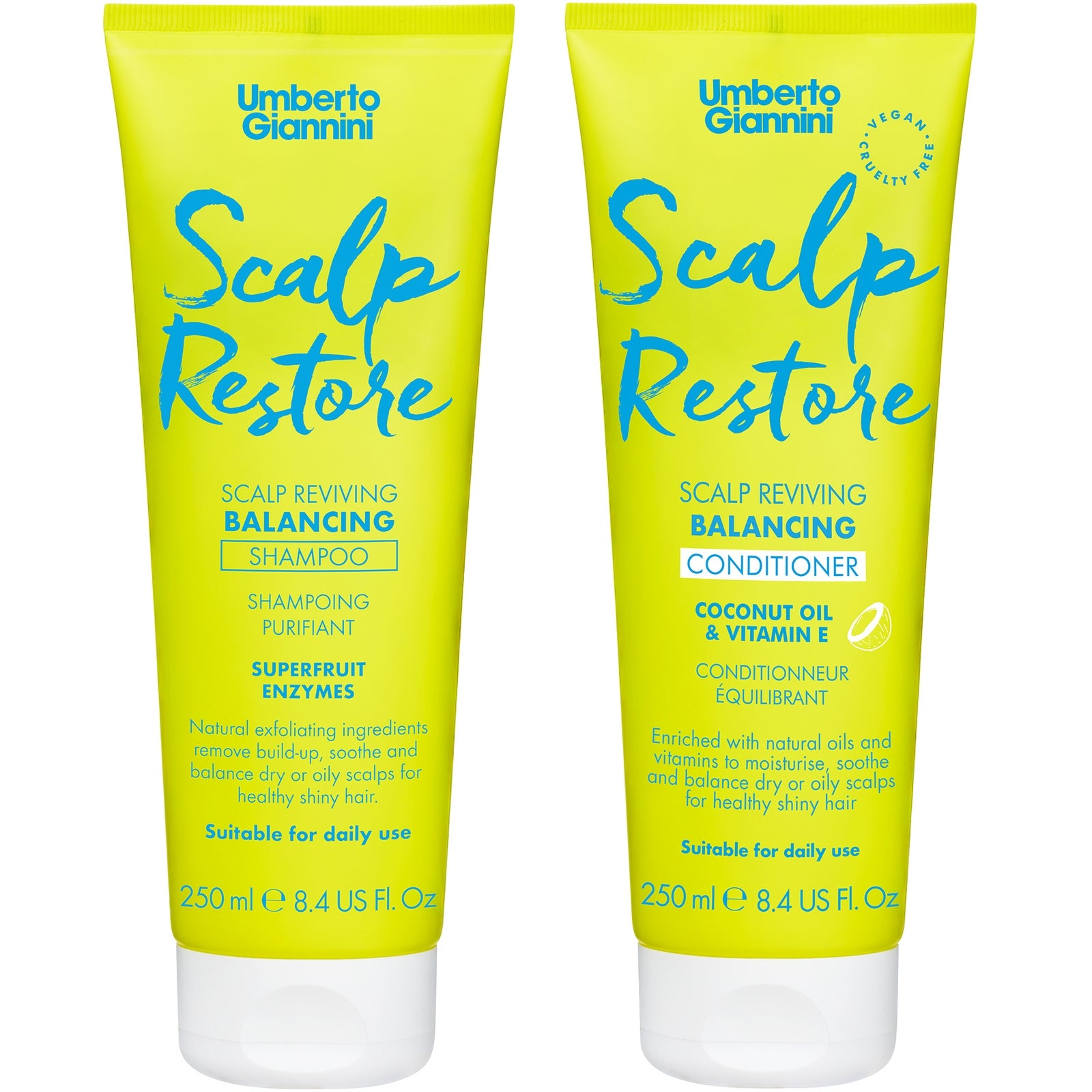 Umberto Giannini Scalp Restore Shampoo and Conditioner Duo