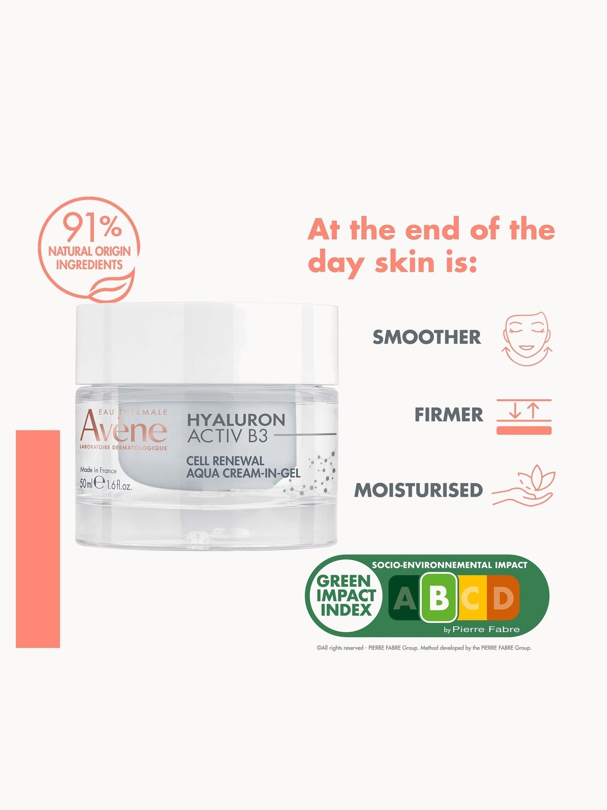 Avène Hyaluron Activ B3 Aqua Cream-in-Gel for Ageing Skin 50ml 3