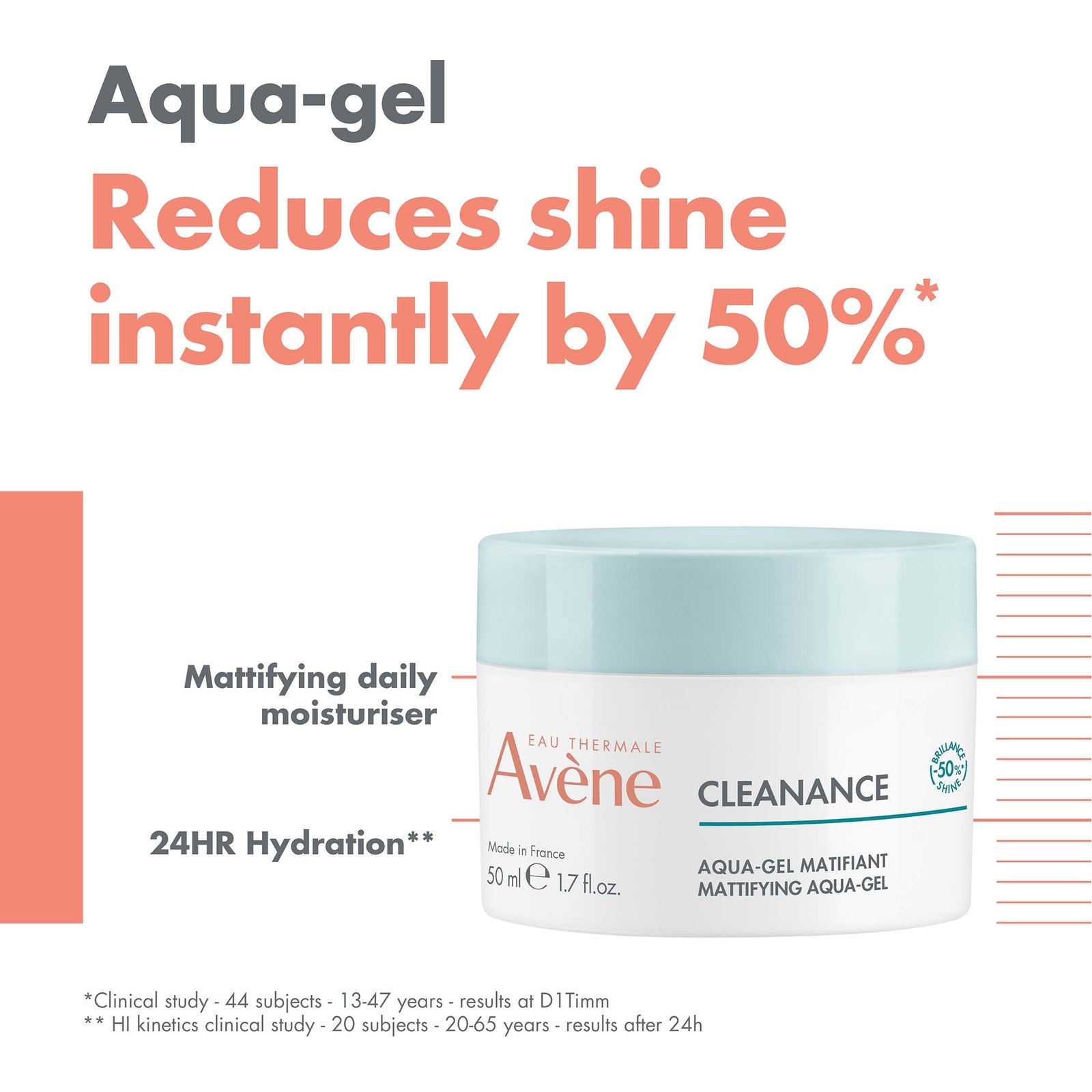 Avène Cleanance Mattifying Aqua-Gel 50 ml
