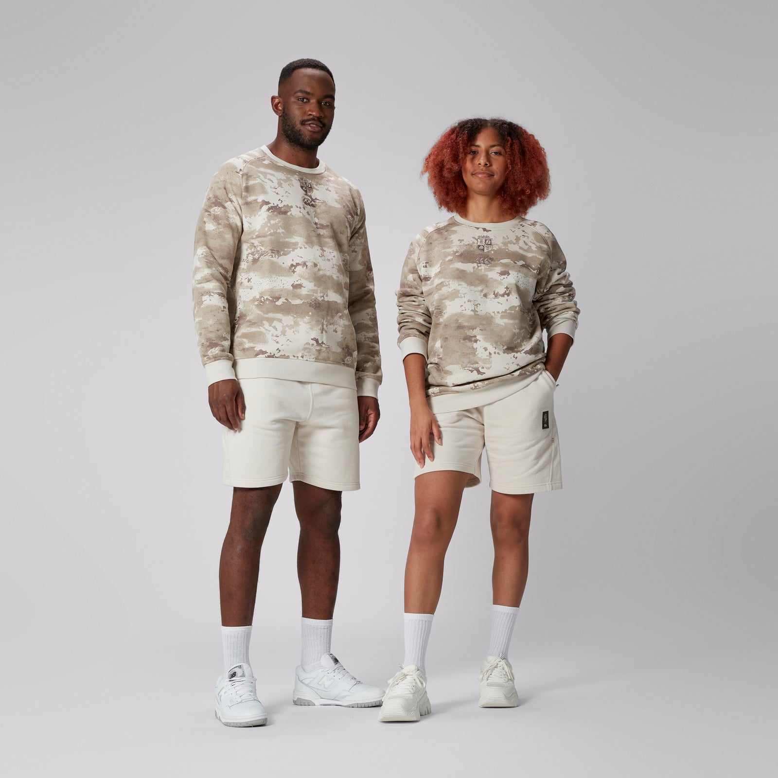 Adult Unisex British & Irish Camo Sweatshirt Brown