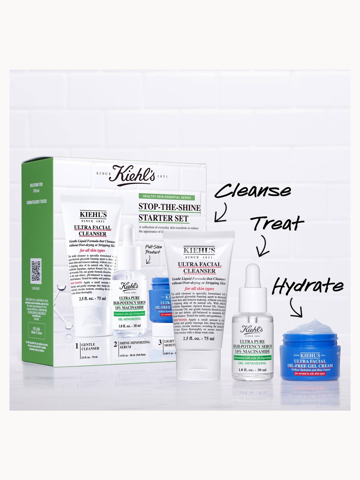 Kiehl's Stop The Shine Set 4