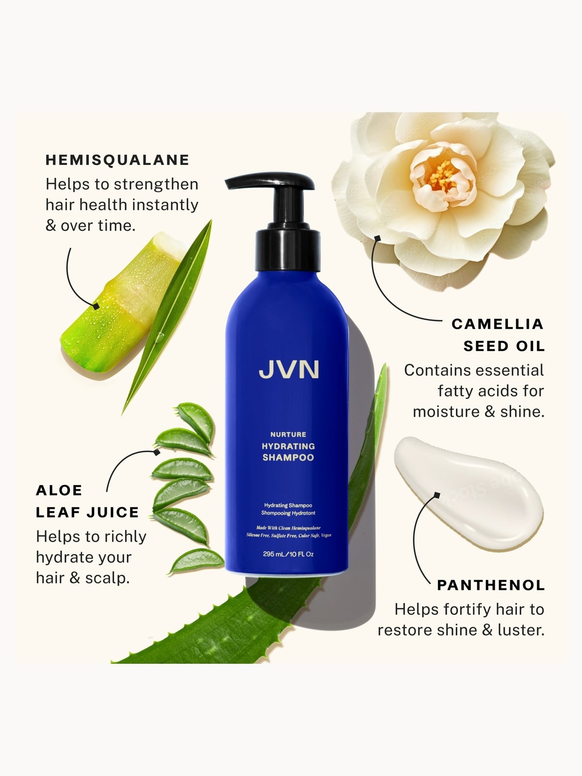 JVN Nurture Hydrating Shampoo 295ml 3