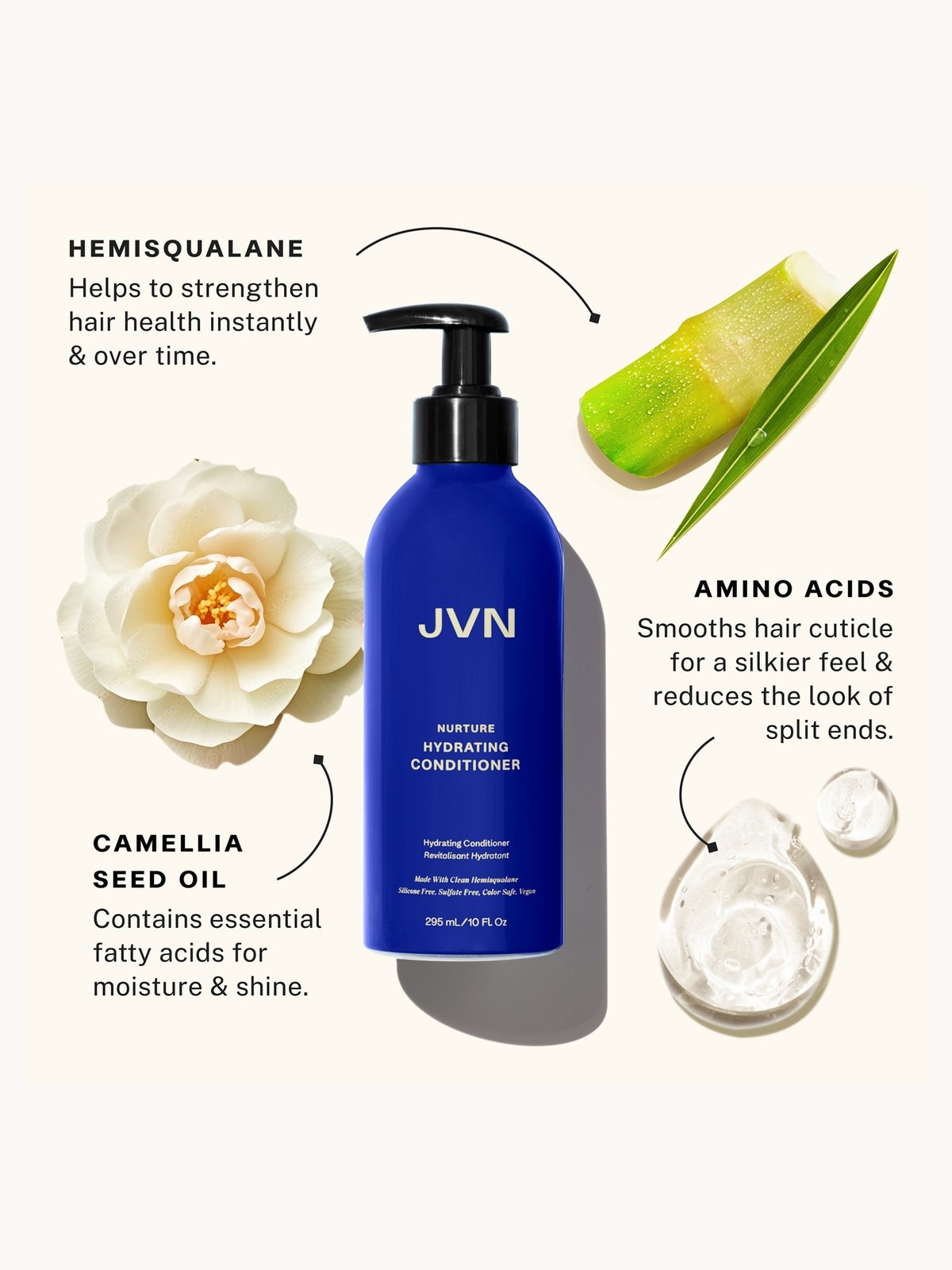 JVN Nurture Hydrating Conditioner 295ml 2