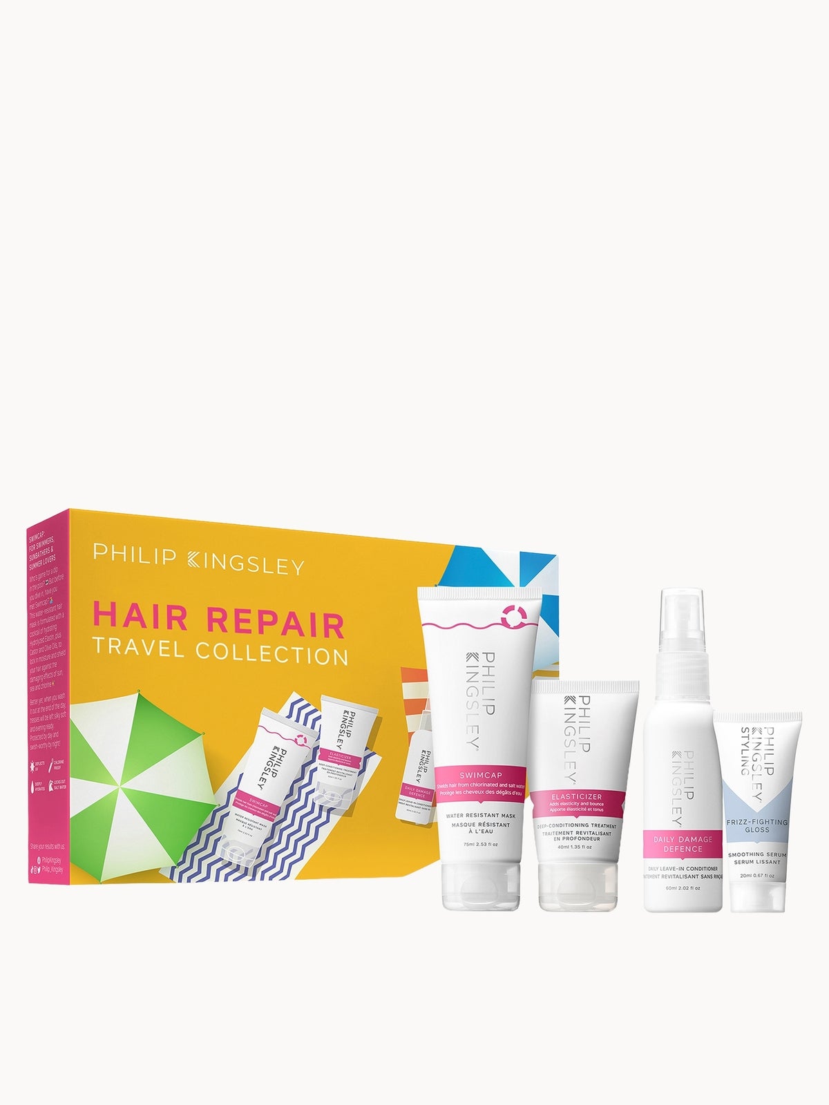 Philip Kingsley Holiday-Proof Hair Care Travel Collection (Worth £55)