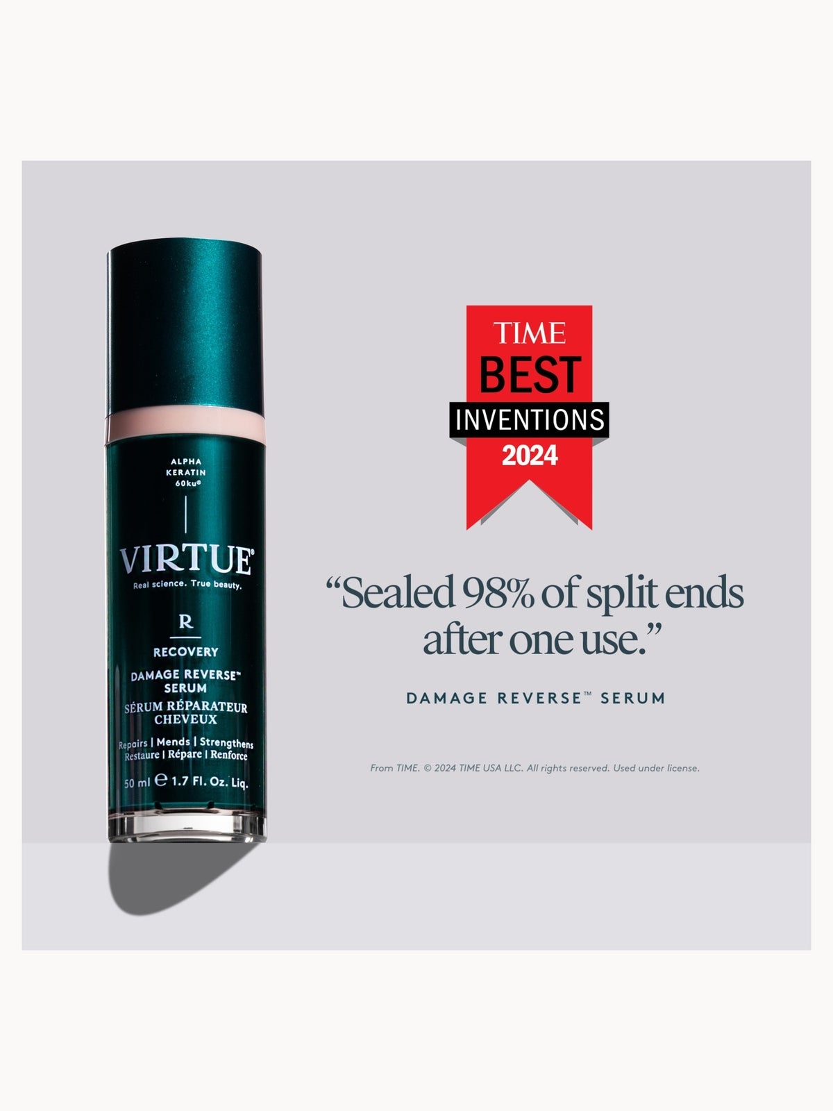 VIRTUE Damage Reverse Serum 50ml 2