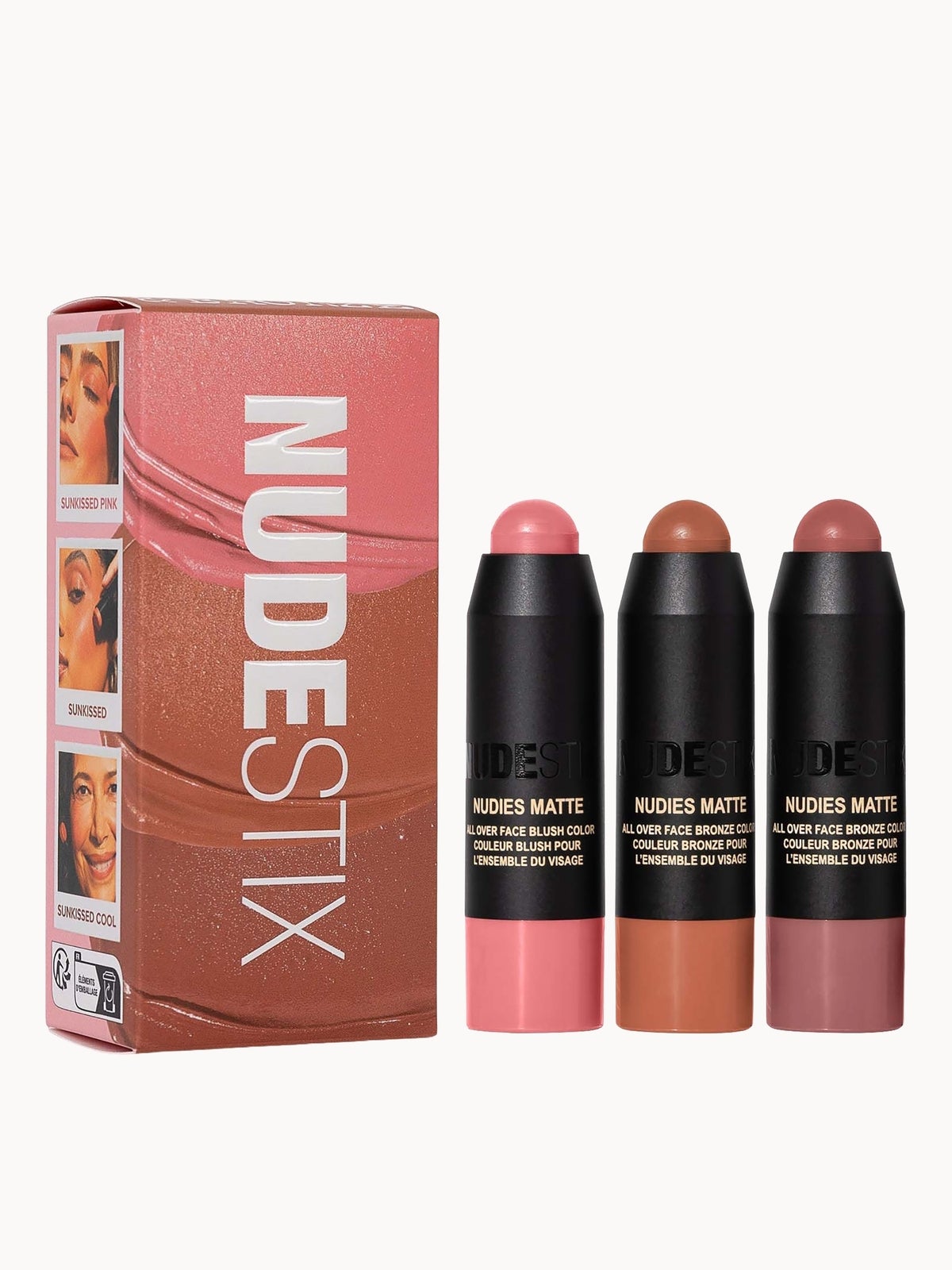 NUDESTIX Sunkissed Blush & Bronze 3-Piece Mini Nudie Kit