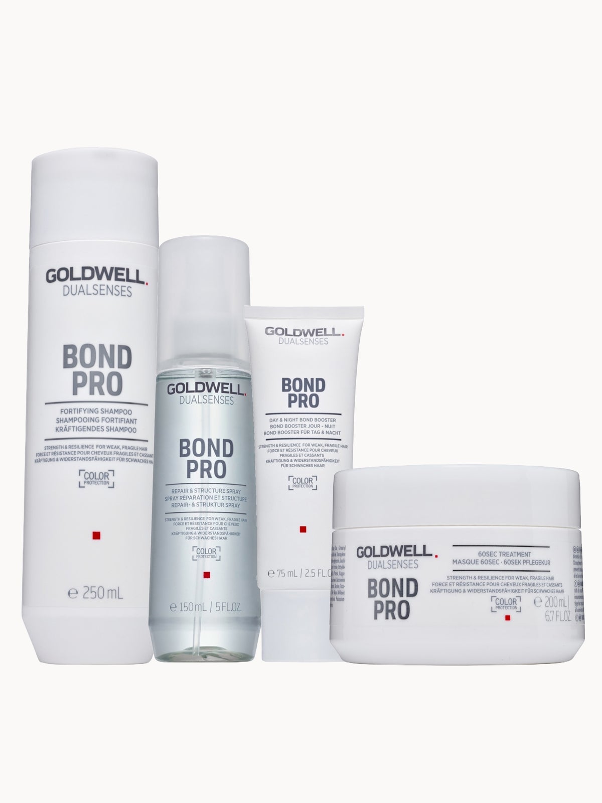 Goldwell Dualsenses Bond Pro Ultimate Hair Bond Boosting Routine For Weak, Damaged Hair (Worth £68.65)
