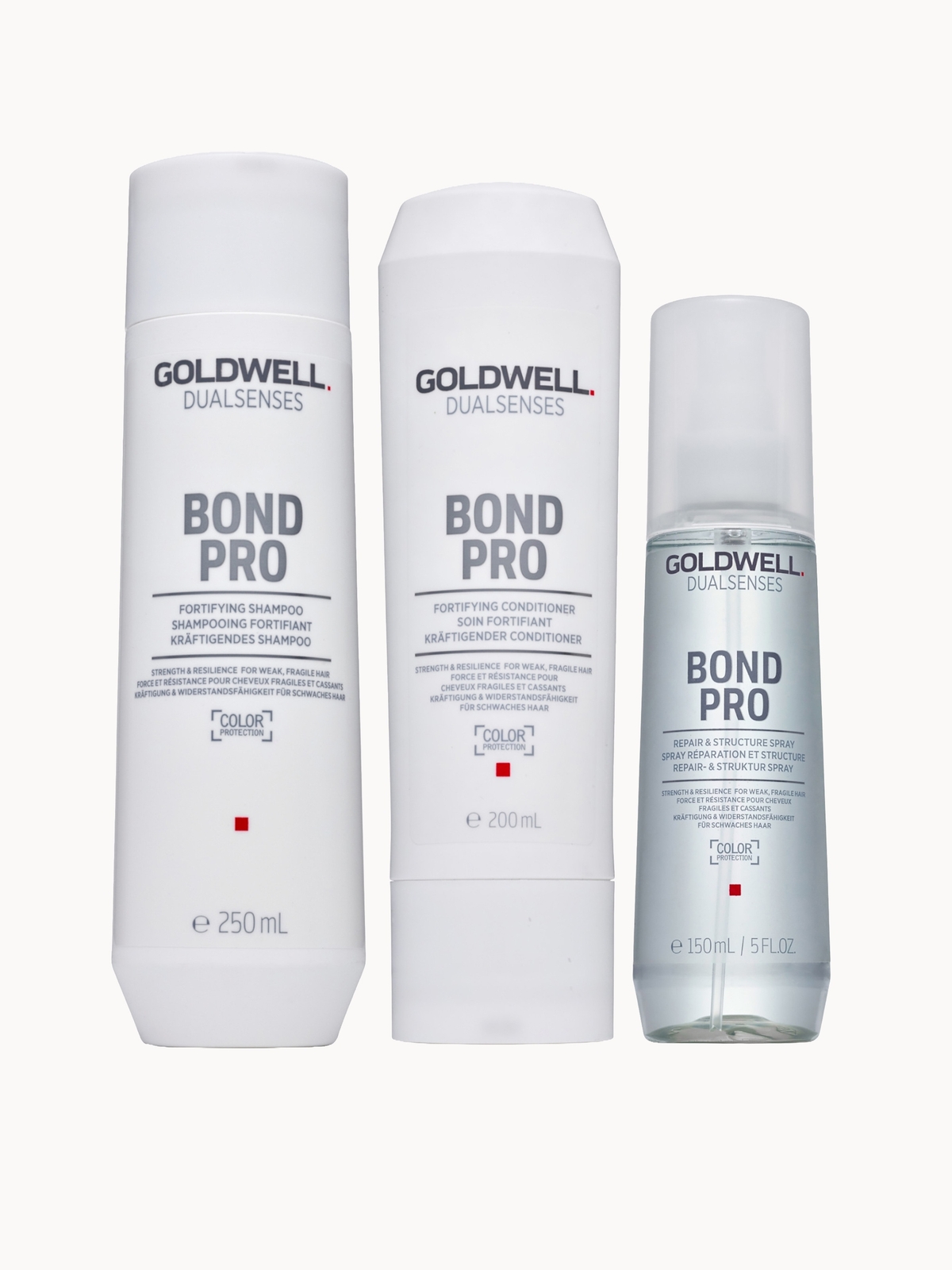 Goldwell Dualsenses Bond Pro Hair Bond Boosting Trio For Weak, Damaged Hair (Worth £44)