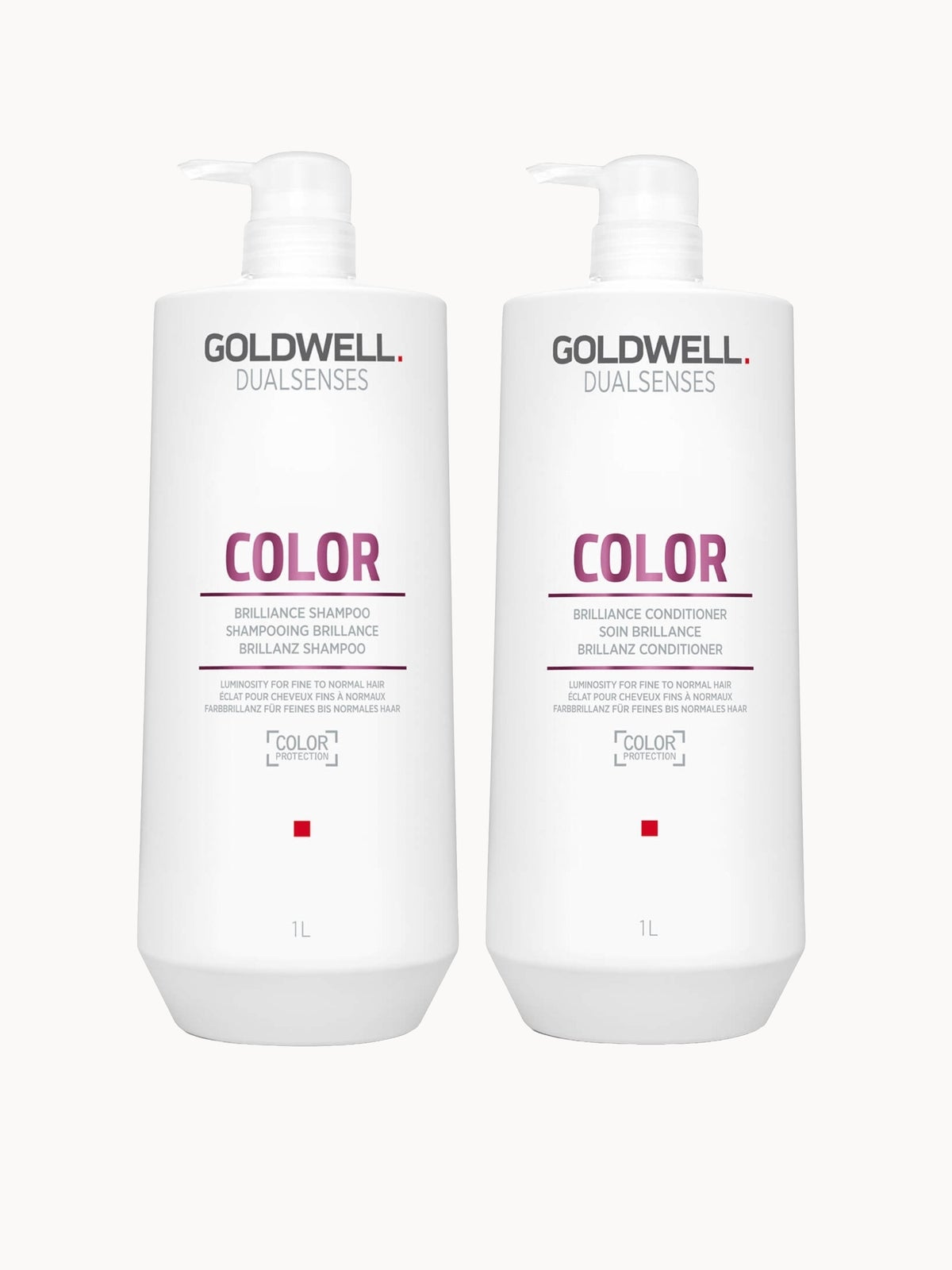 Goldwell Dualsenses Color Brilliance Shampoo and Conditioner 1L Duo (Worth £149)