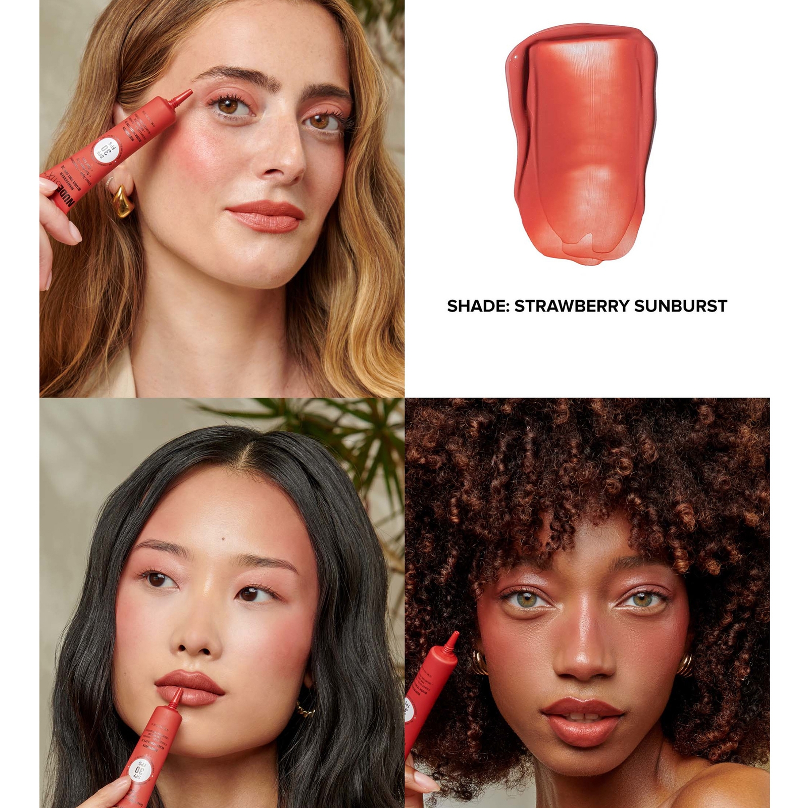 Nudestix Nudescreen Blush Tint Spf 30 15Ml (Various Shades) - Strawberry Sunburst-image