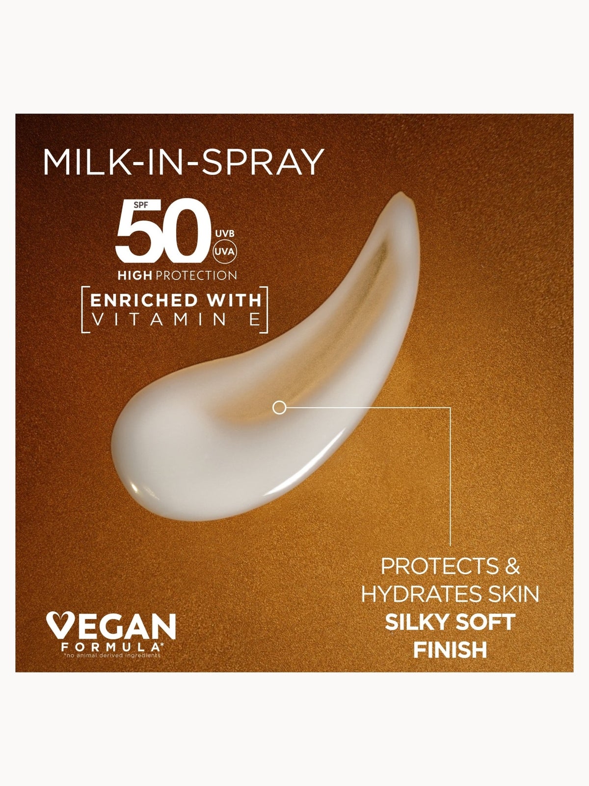 Garnier Ambre Solaire Ideal Bronze Milk-In Tanning SPF 50 Spray for Face and Body 150ml 2
