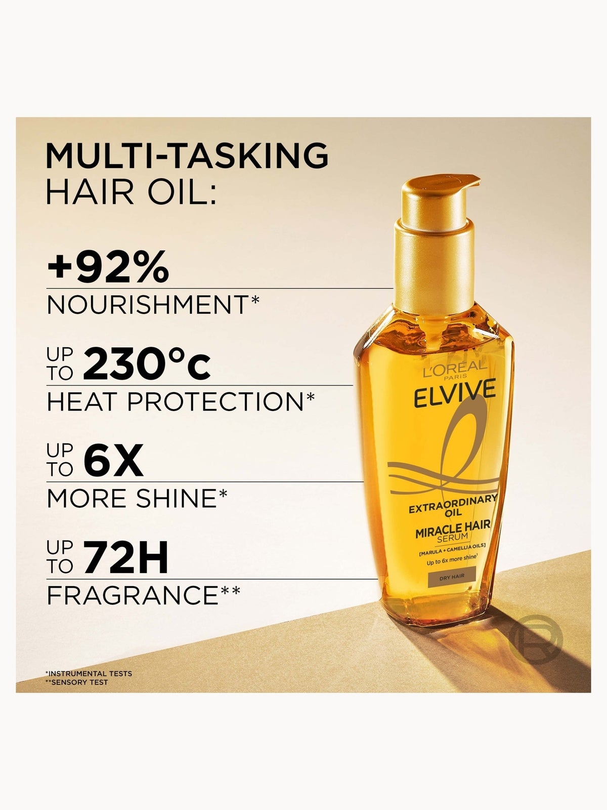 L'Oréal Paris Elvive Extraordinary Oil Nourished Hair Treatment Day and Night Routine Set for Dry Hair 4