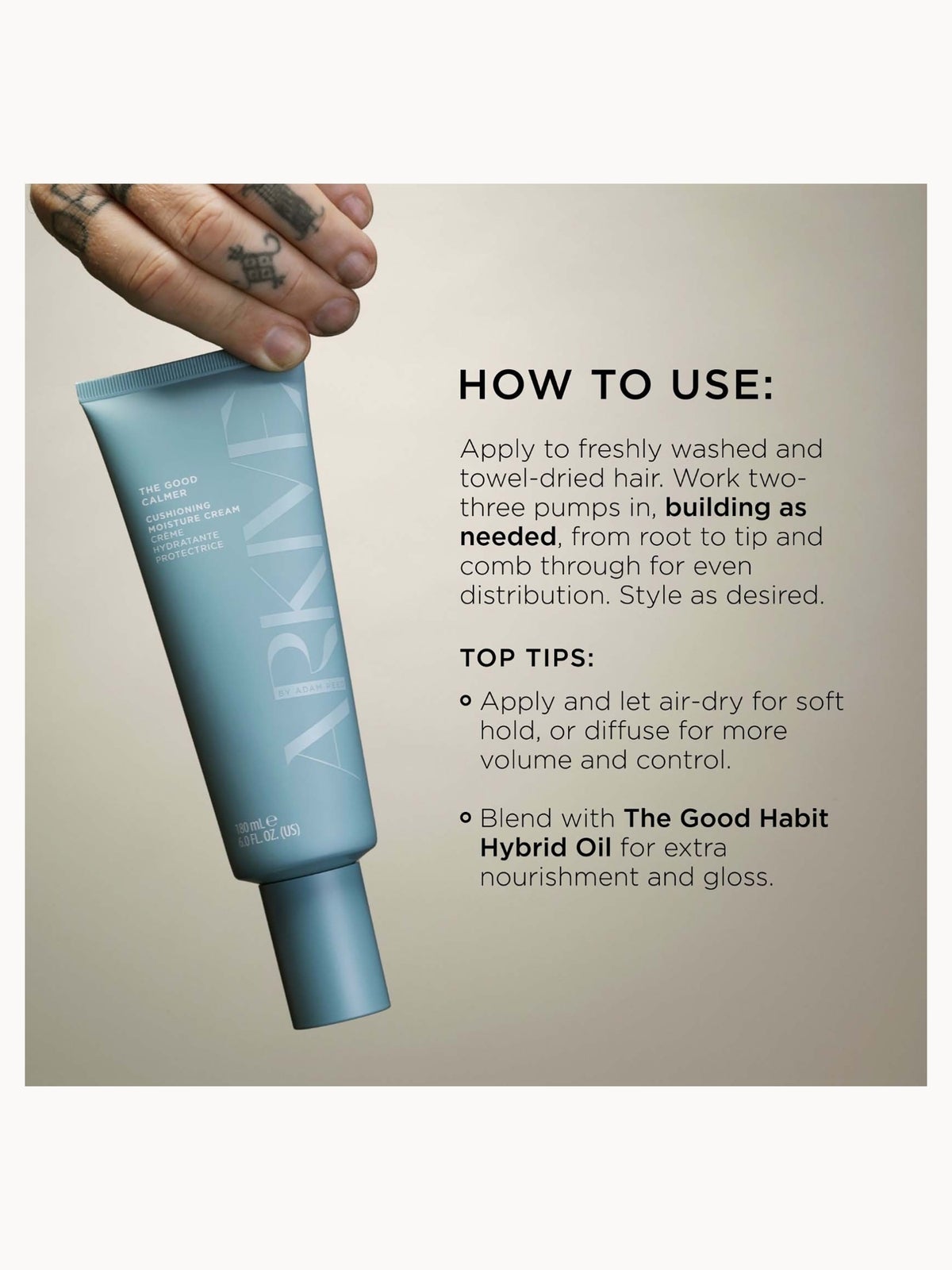 ARKIVE Headcare Moisture Cream 180ml 4