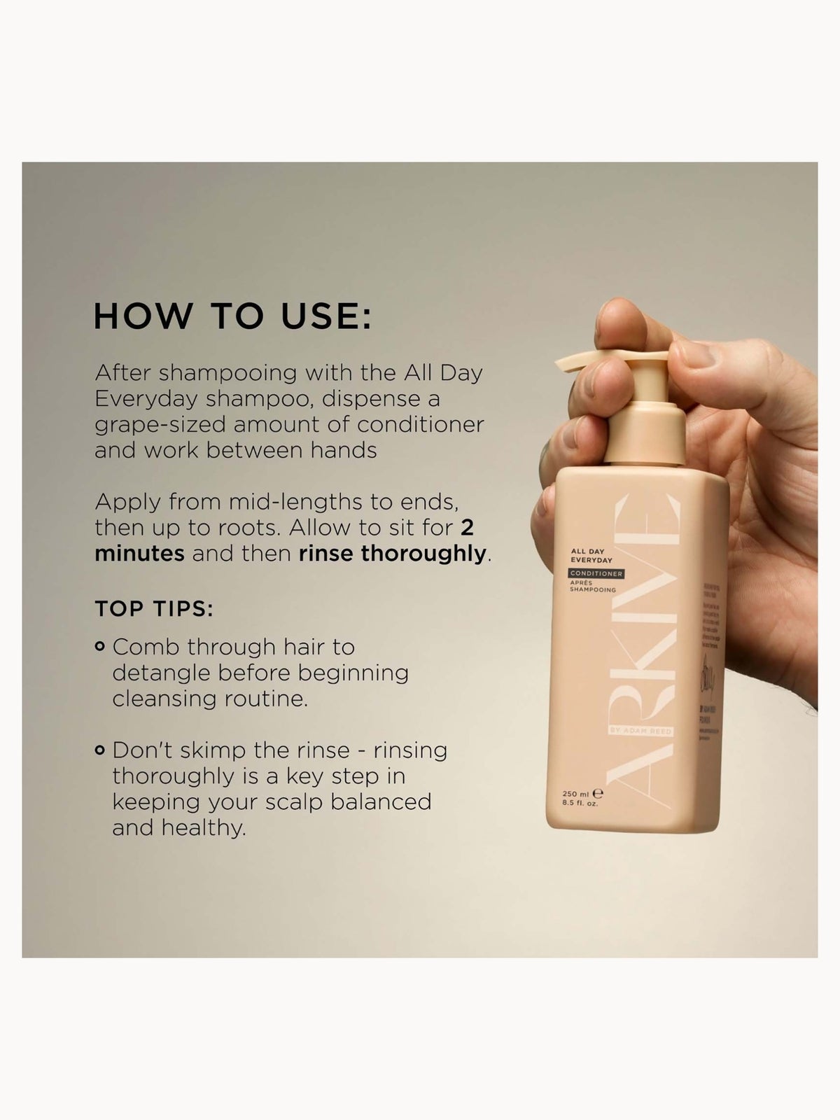 ARKIVE Headcare The All Day Everyday Conditioner 250ml 3