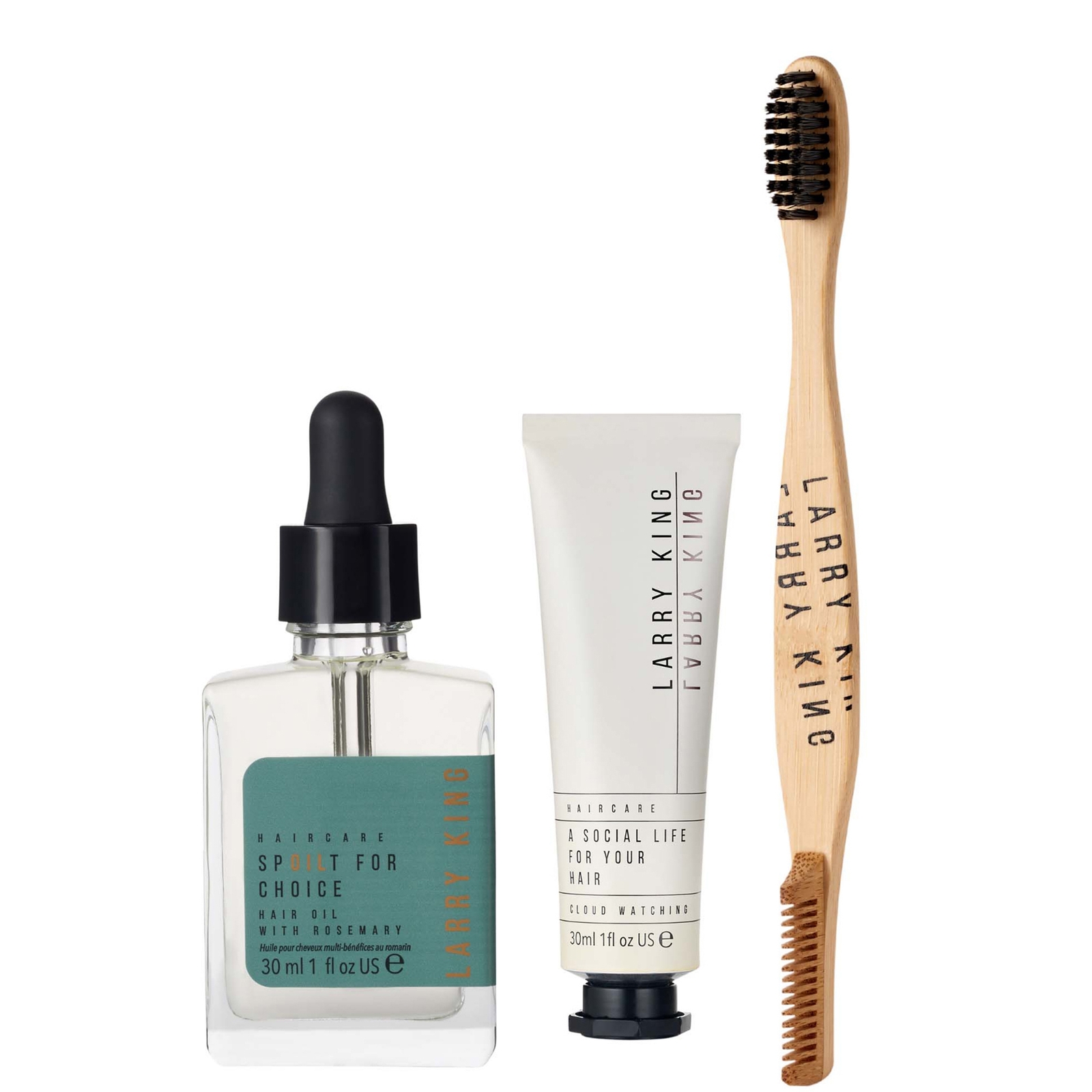 Larry King Hair Spoilt for Choice Hair Oil and Flyaway Kit