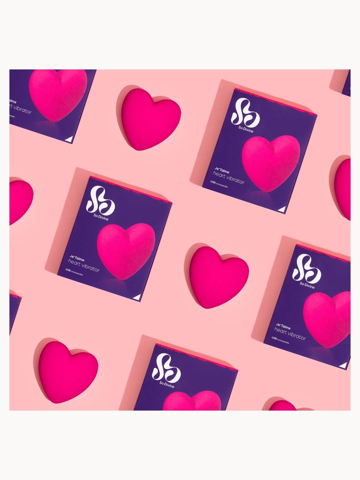 So Divine Je T'aime Heart Pebble Vibrator 4