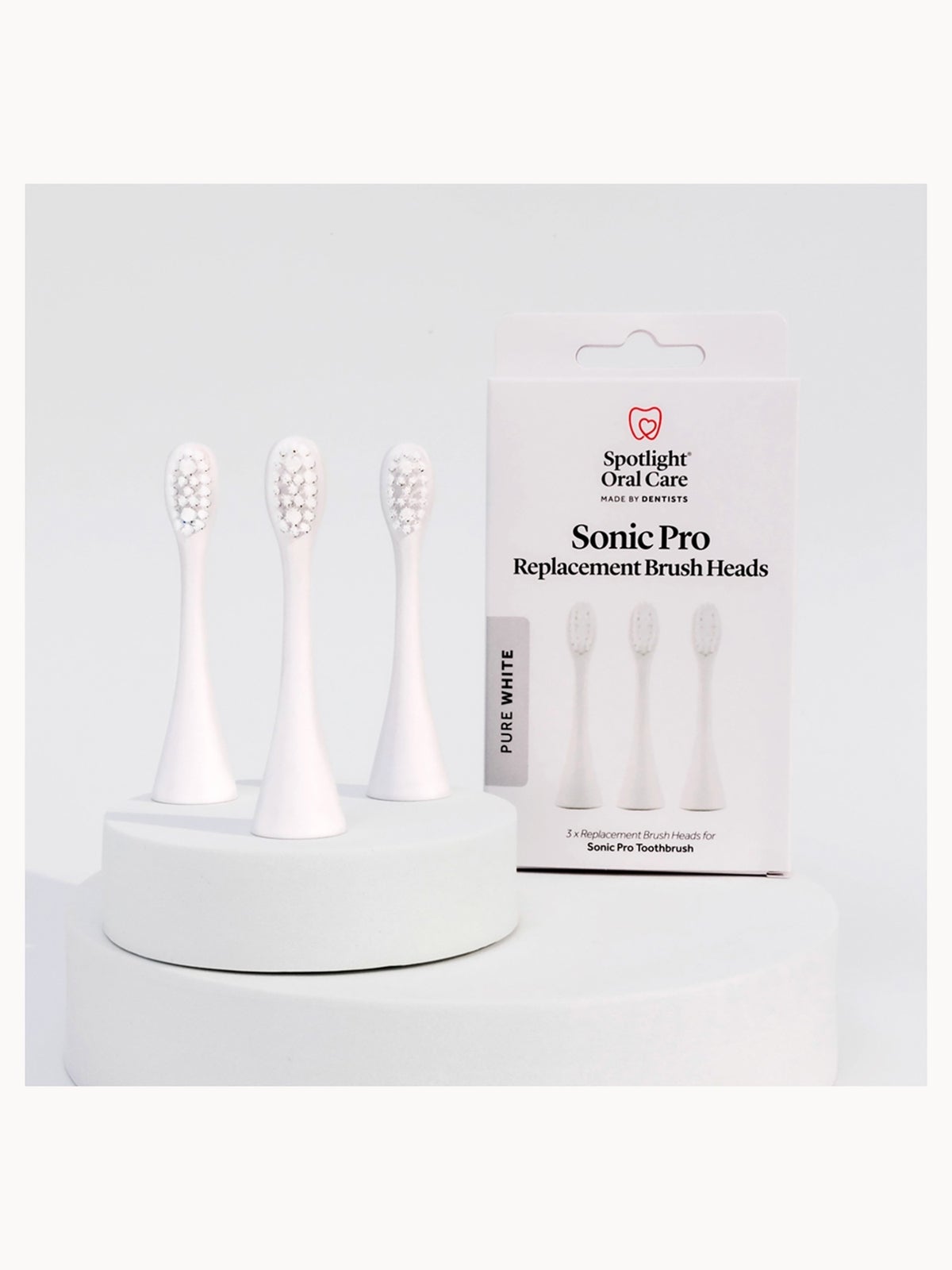 Spotlight Oral Care Sonic Pro Pure White Replacement Heads 2