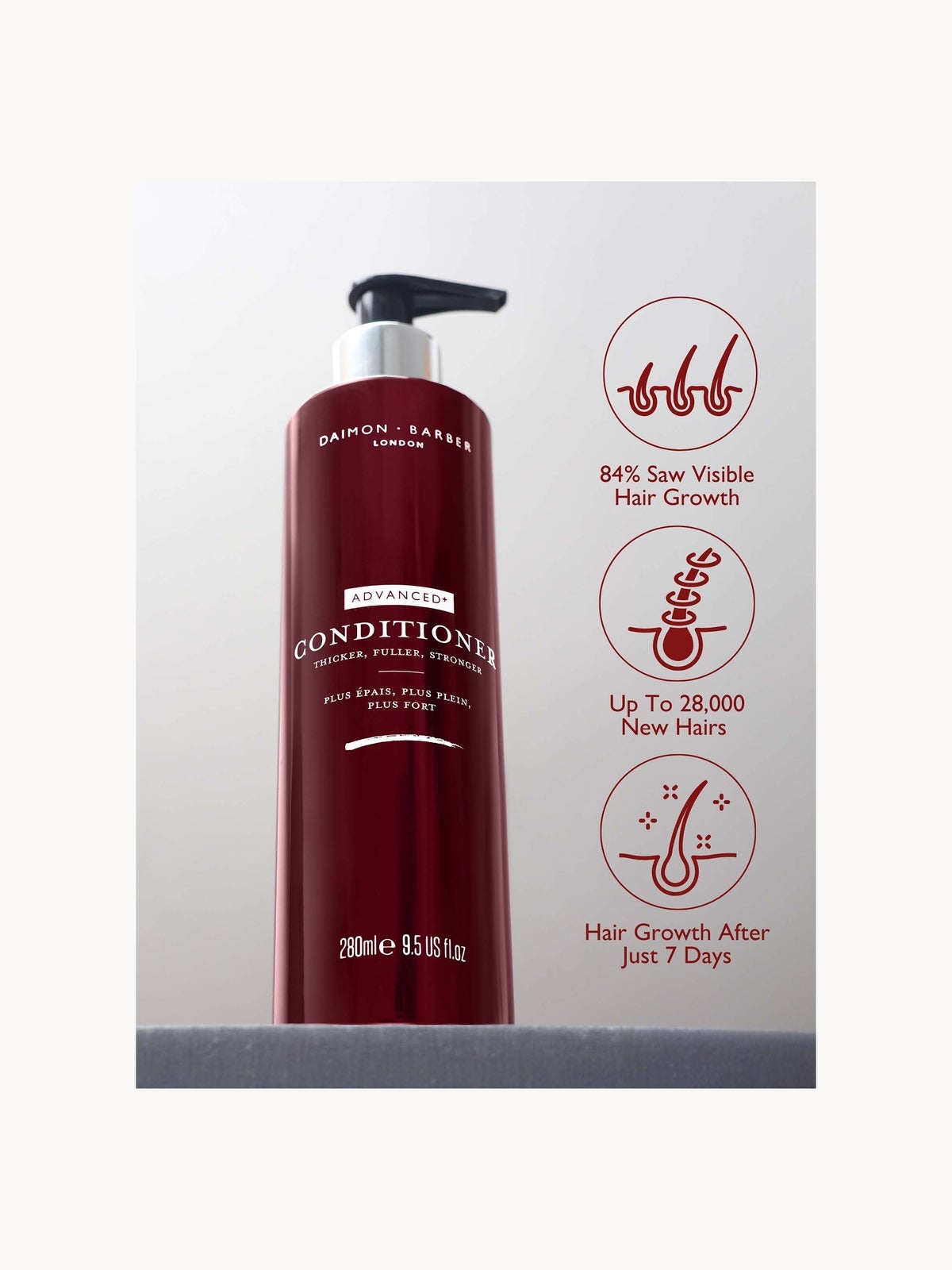 Daimon Barber Advanced Plus Conditioner 280ml 3
