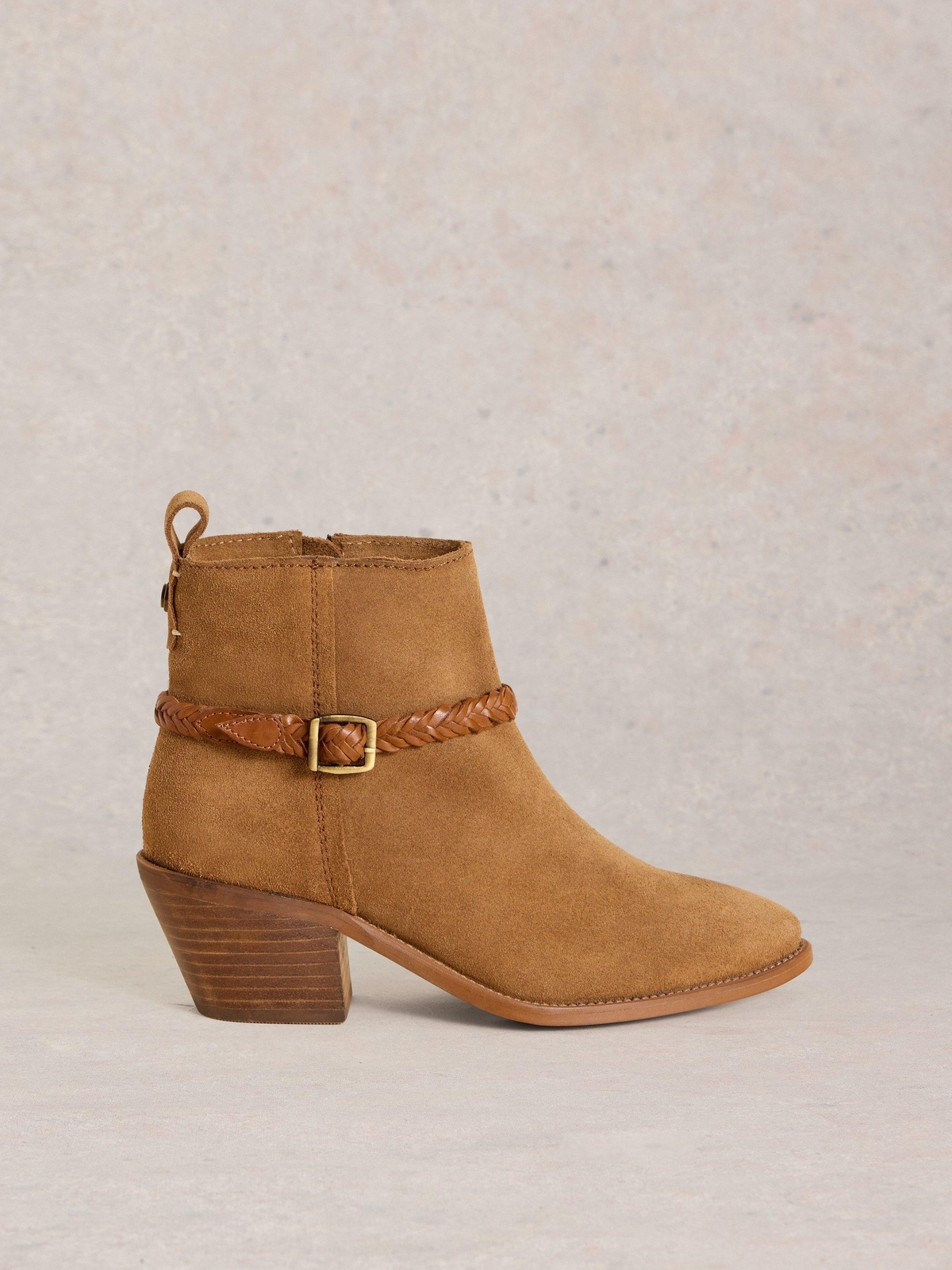 Bottes à lanières en daim Peony - 36