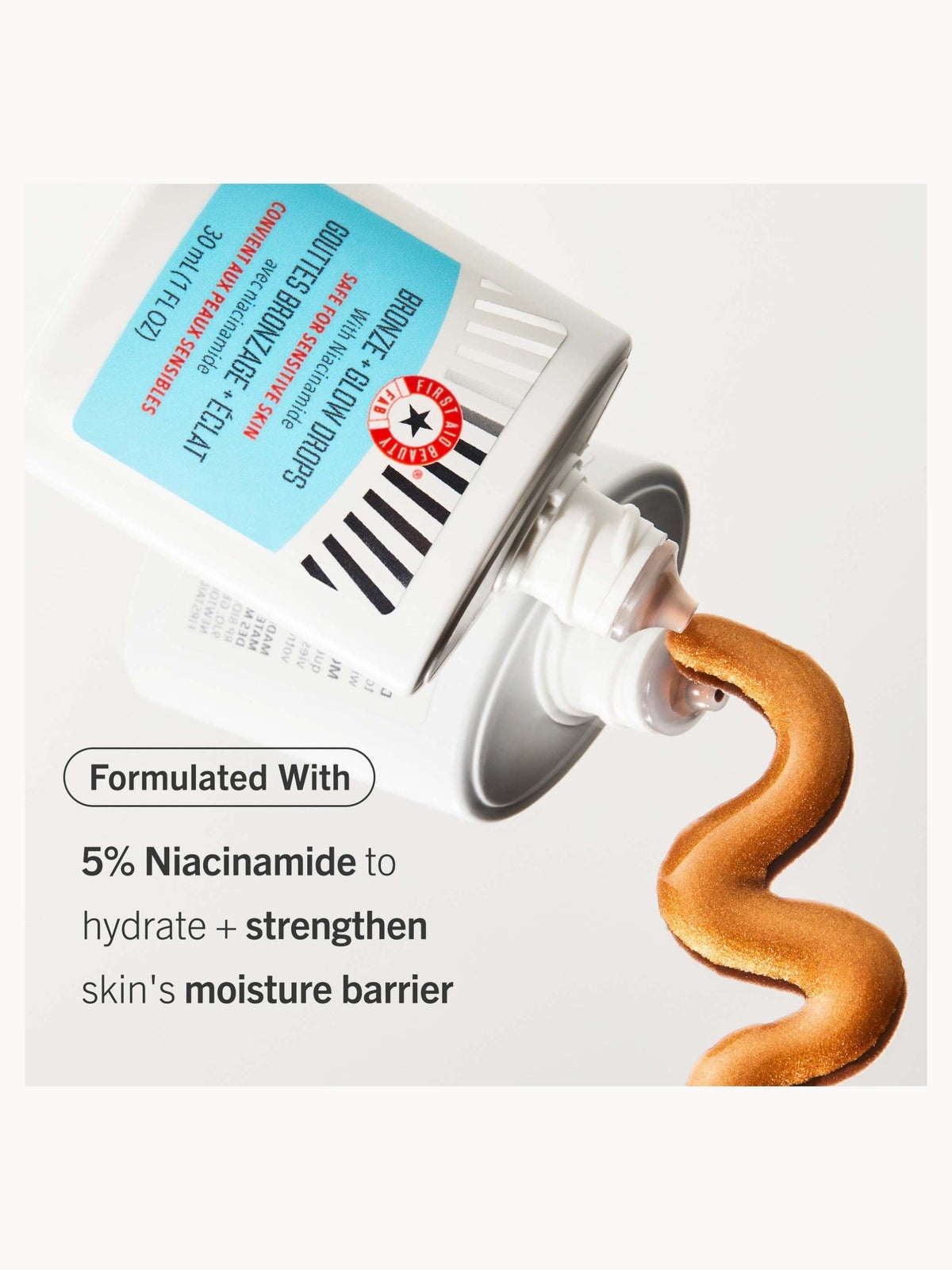 First Aid Beauty Bronze And Glow Drops With Niacinamide 30ml 4