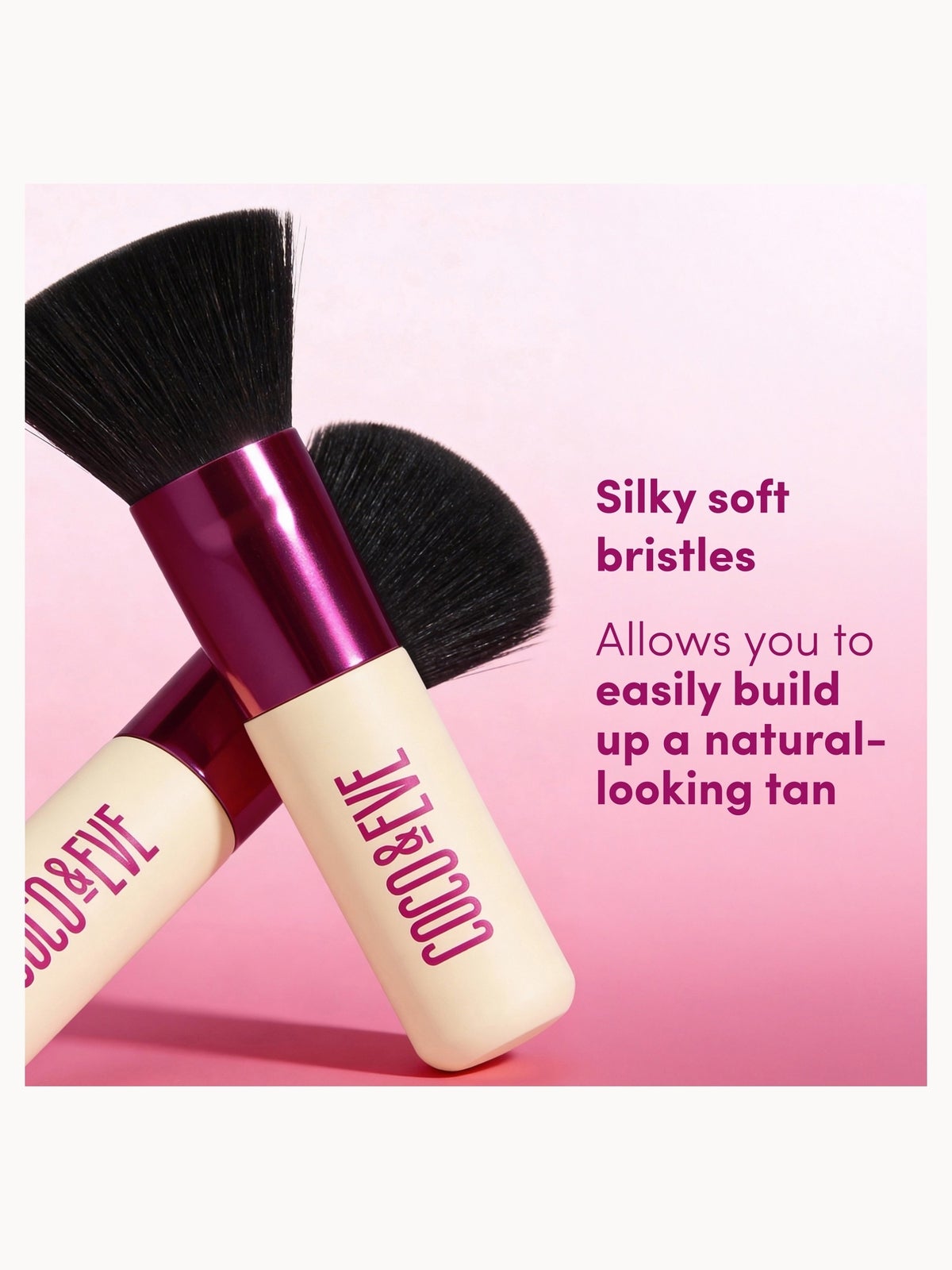 Coco & Eve Vegan Kabuki Self Tan Brush 3