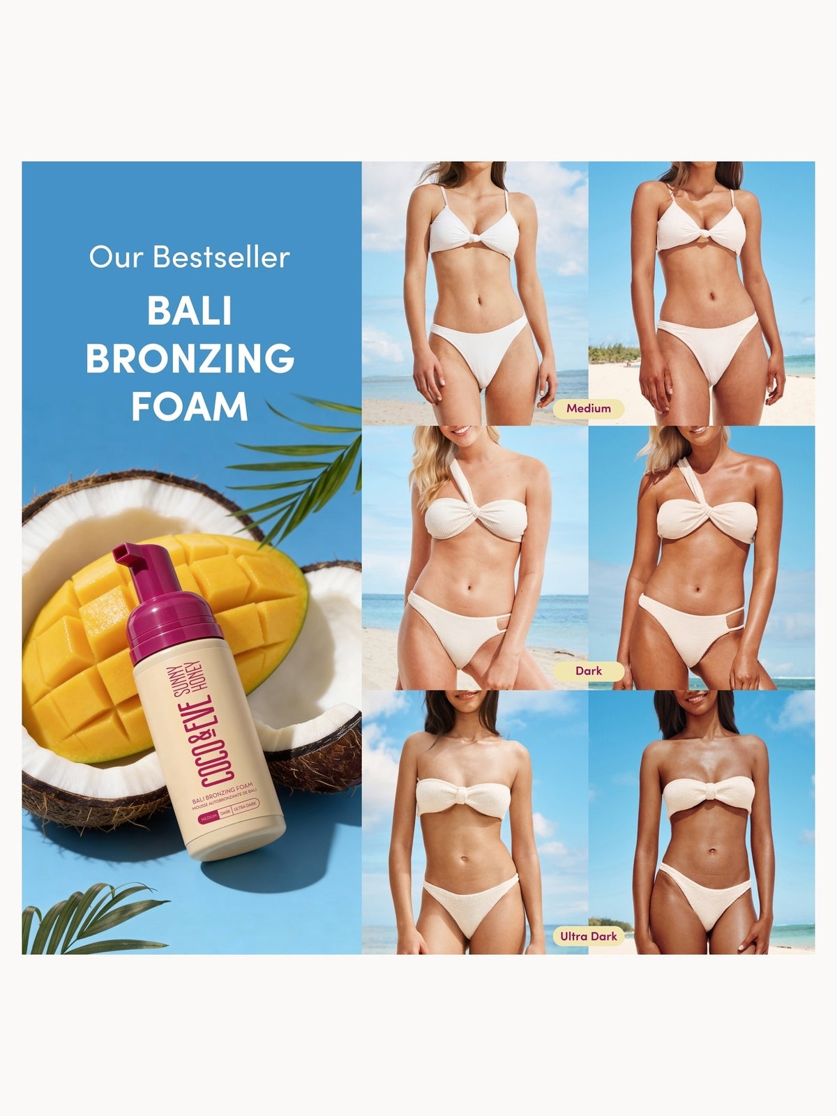 Coco & Eve Self Tan Travel Kit - Medium (Worth £27) 4