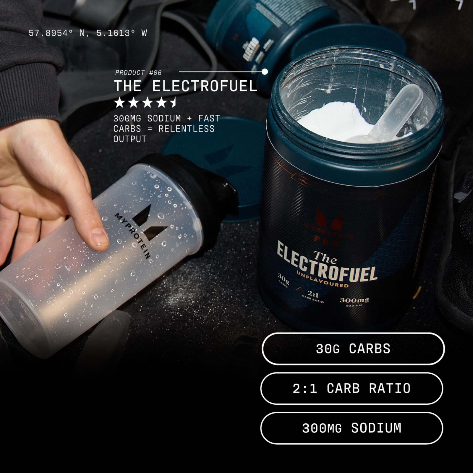 Myprotein THE Electrofuel | Carbohydrate & Electrolyte Powder - 30servings - Unflavoured