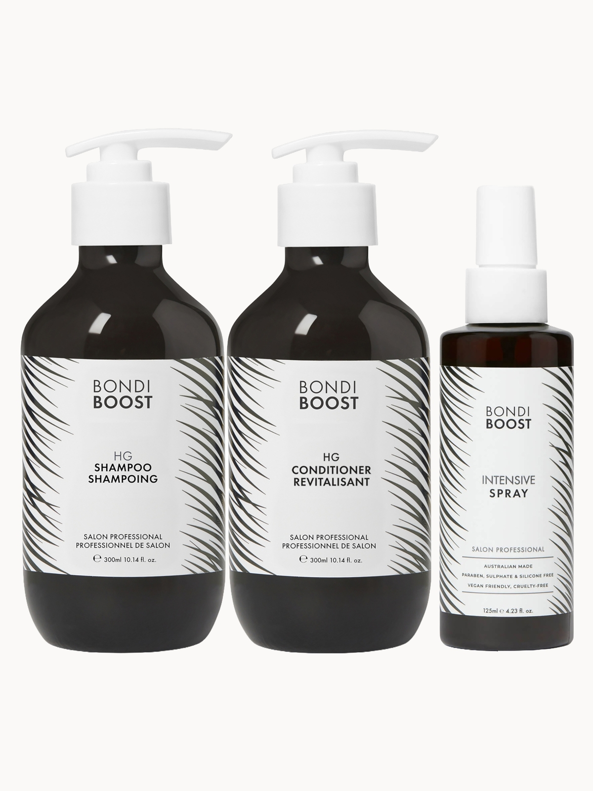 BondiBoost HG Care Plus Intensive Spray Trio