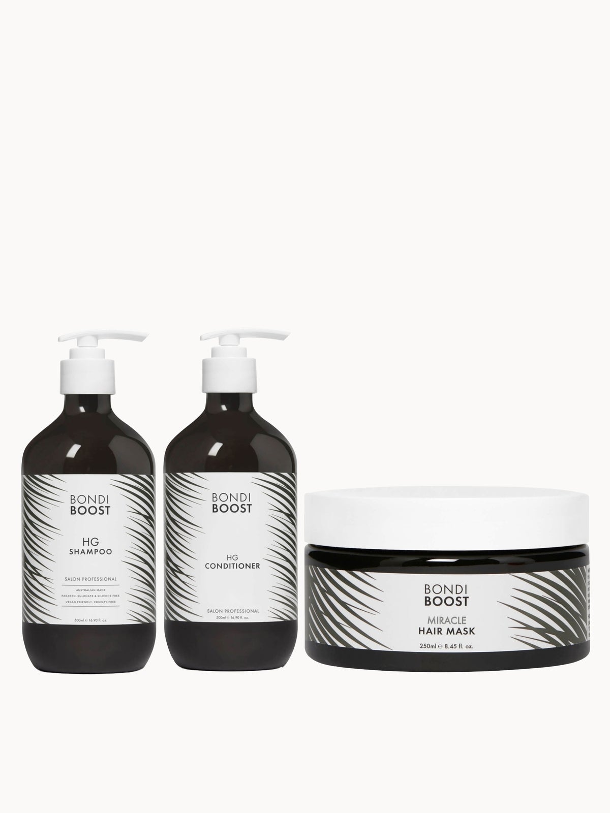 BondiBoost HG Care Plus Miracle Mask Trio