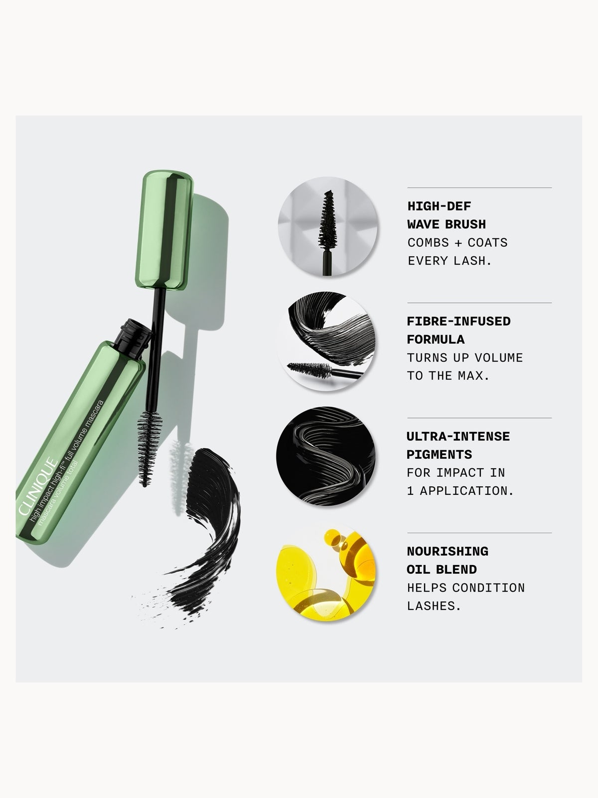 Clinique High Impact High-Fi Full Volume Mascara Travel Size - Black 5ml 4