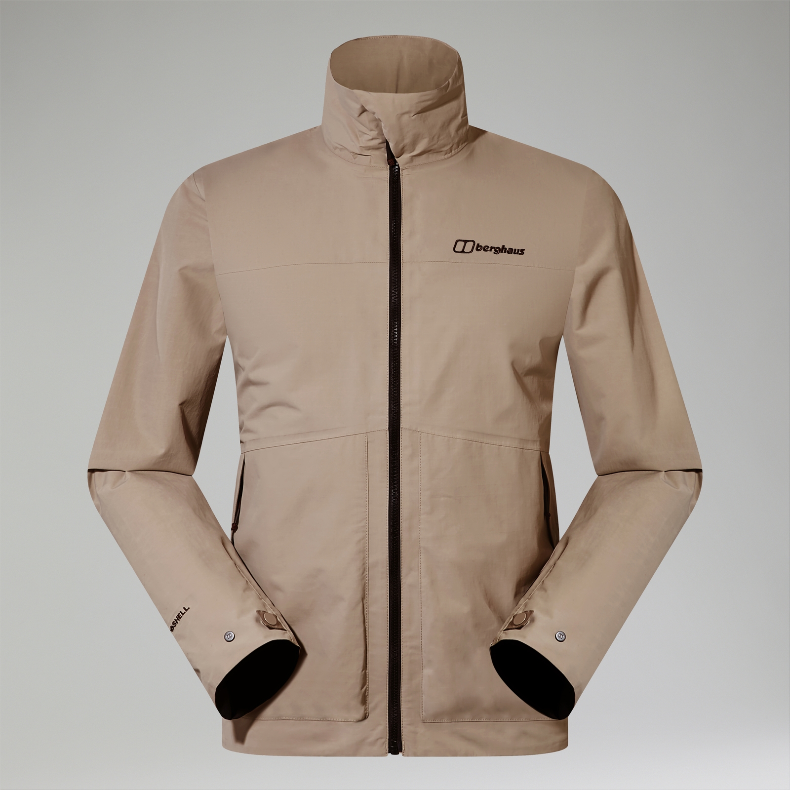 Image of Men's Woodwalk Waterproof Jacket - Grey