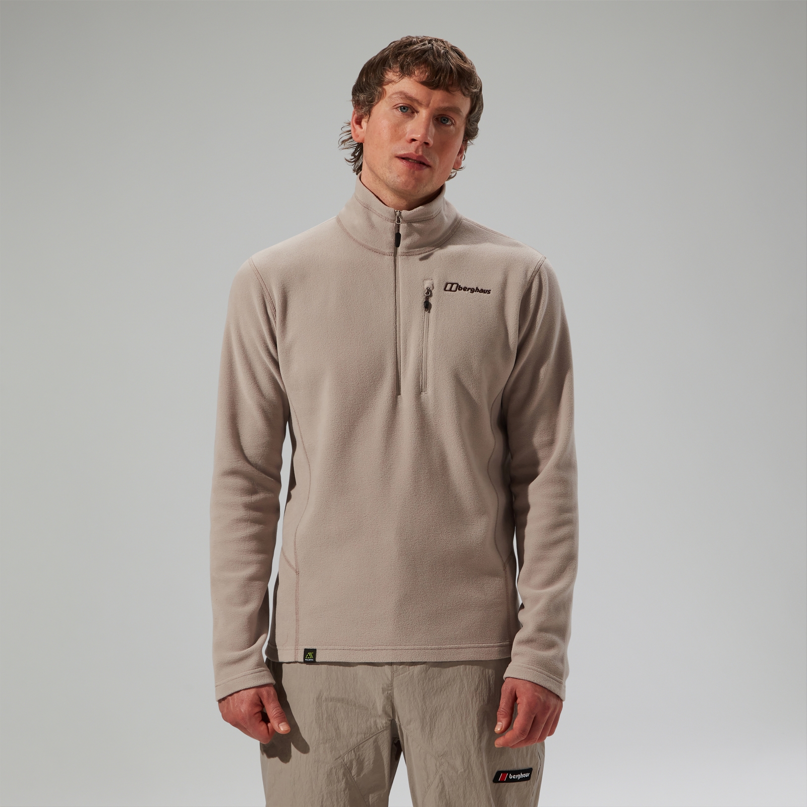 Men&rsquo;s Prism Micro Half Zip Polartec Fleece - Grey