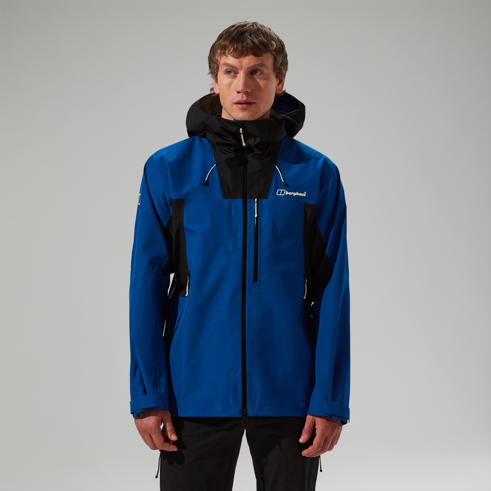Image of Men's Ridge-Seeker Gore-Tex Waterproof Jacket - Blue/Black