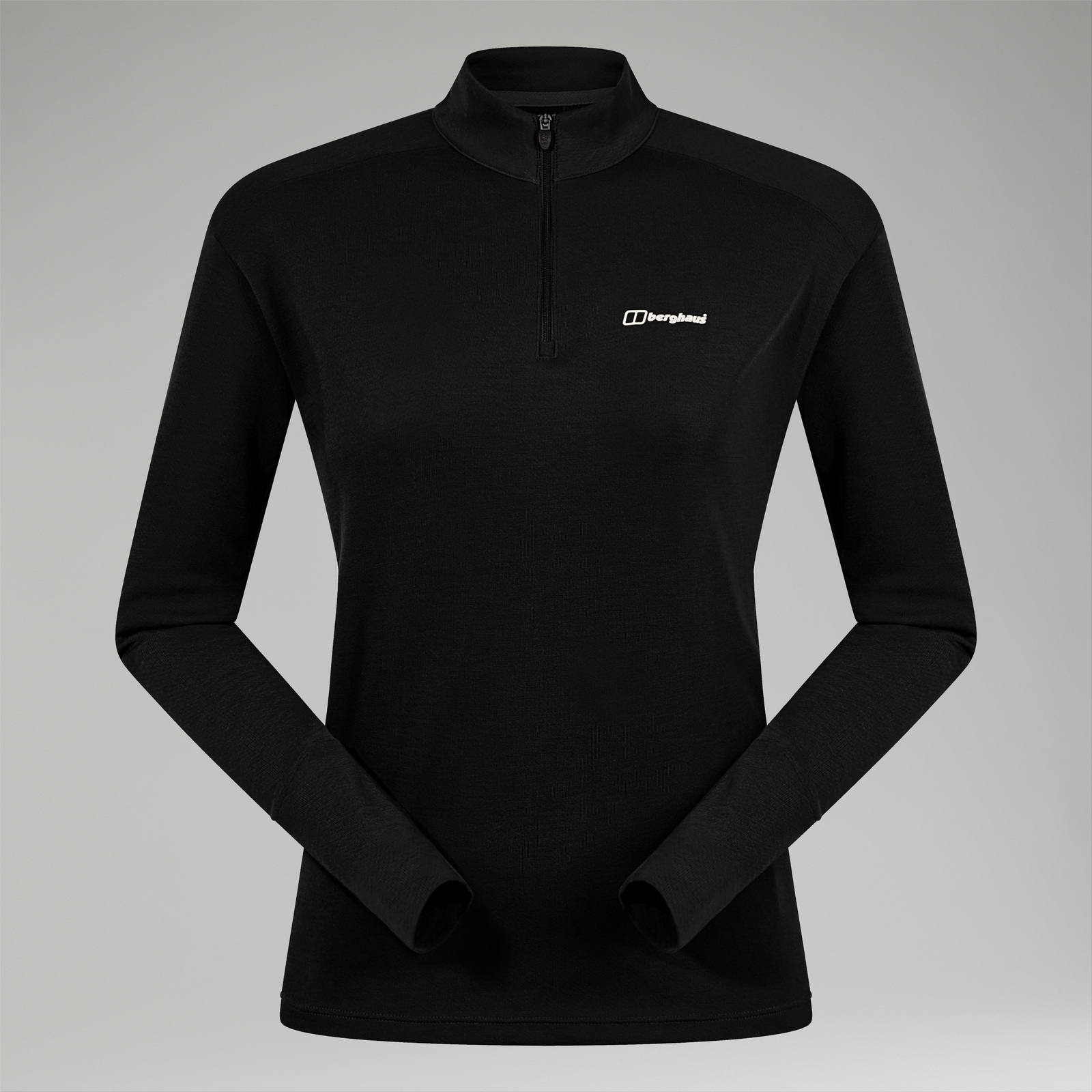 Image of Women's Ivyhill Half Zip Top - Black