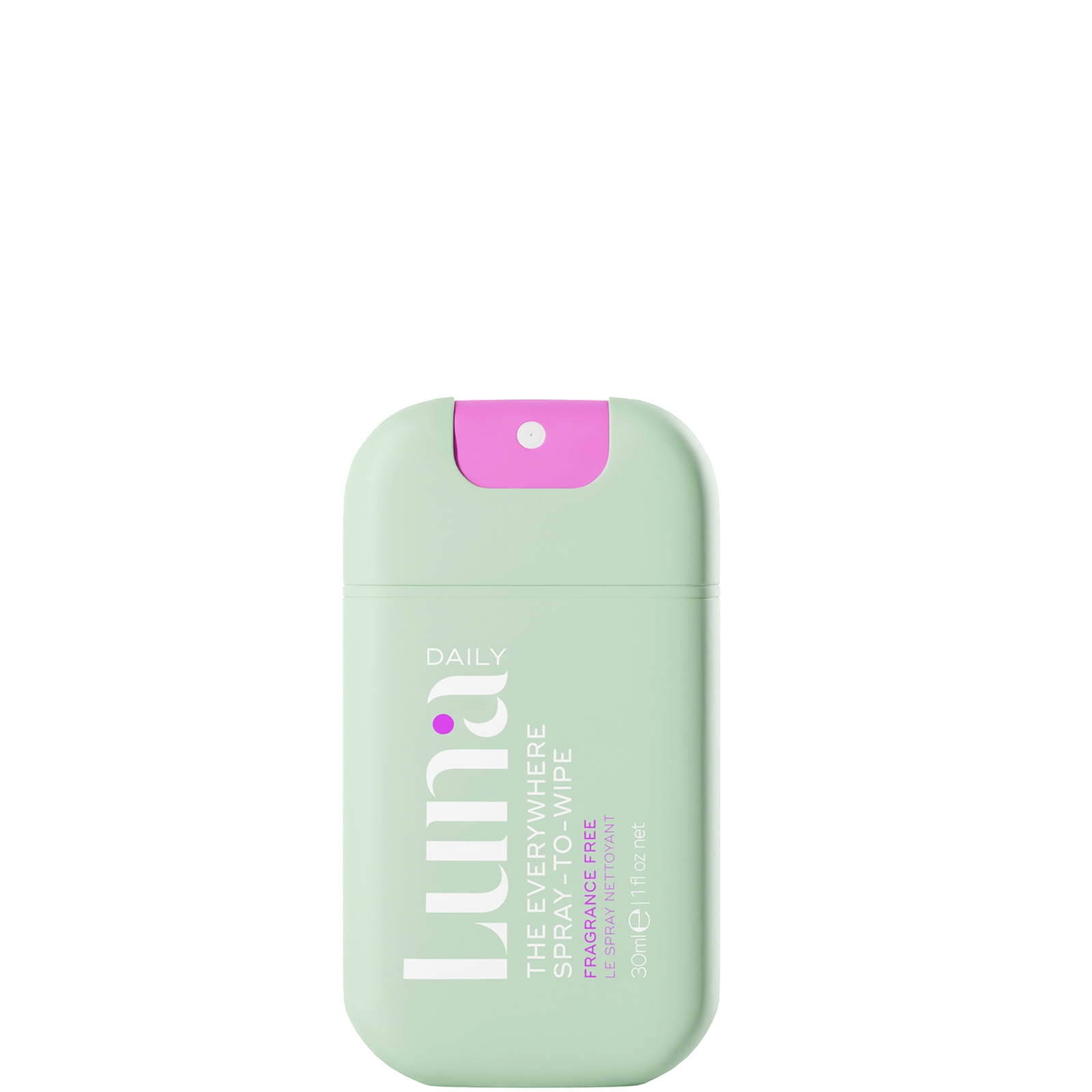 Luna Daily The Everywhere Spray-to-Wipe Fragrance Free 30ml