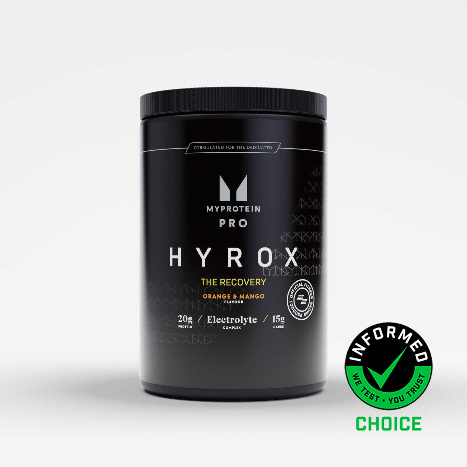 Myprotein UK MyProtein THE Recovery x HYROX | Protein, Carbohydrate & Electrolyte Powder - 16servings - Orange and Mango
