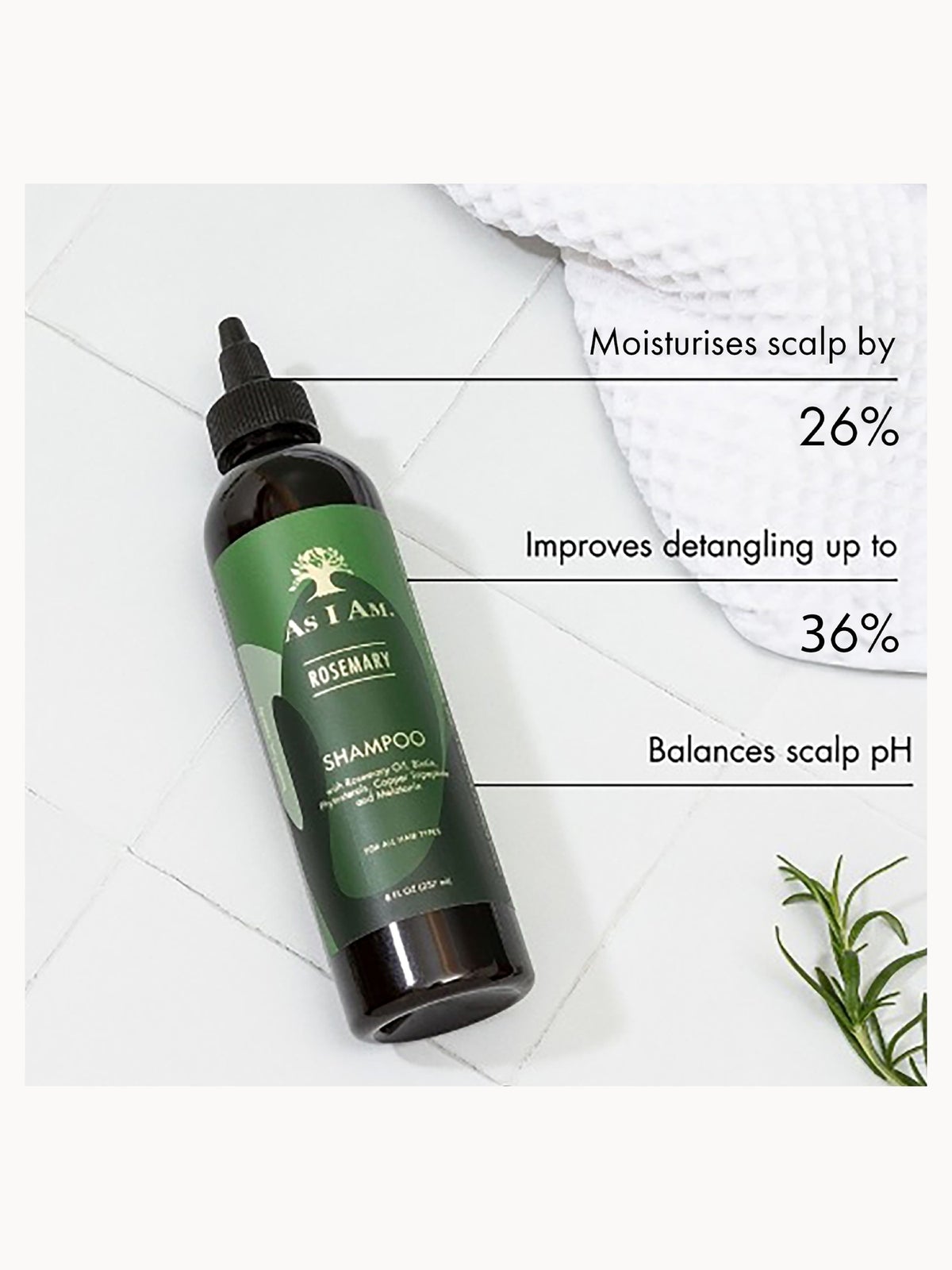 As I Am Rosemary Shampoo 237ml 2
