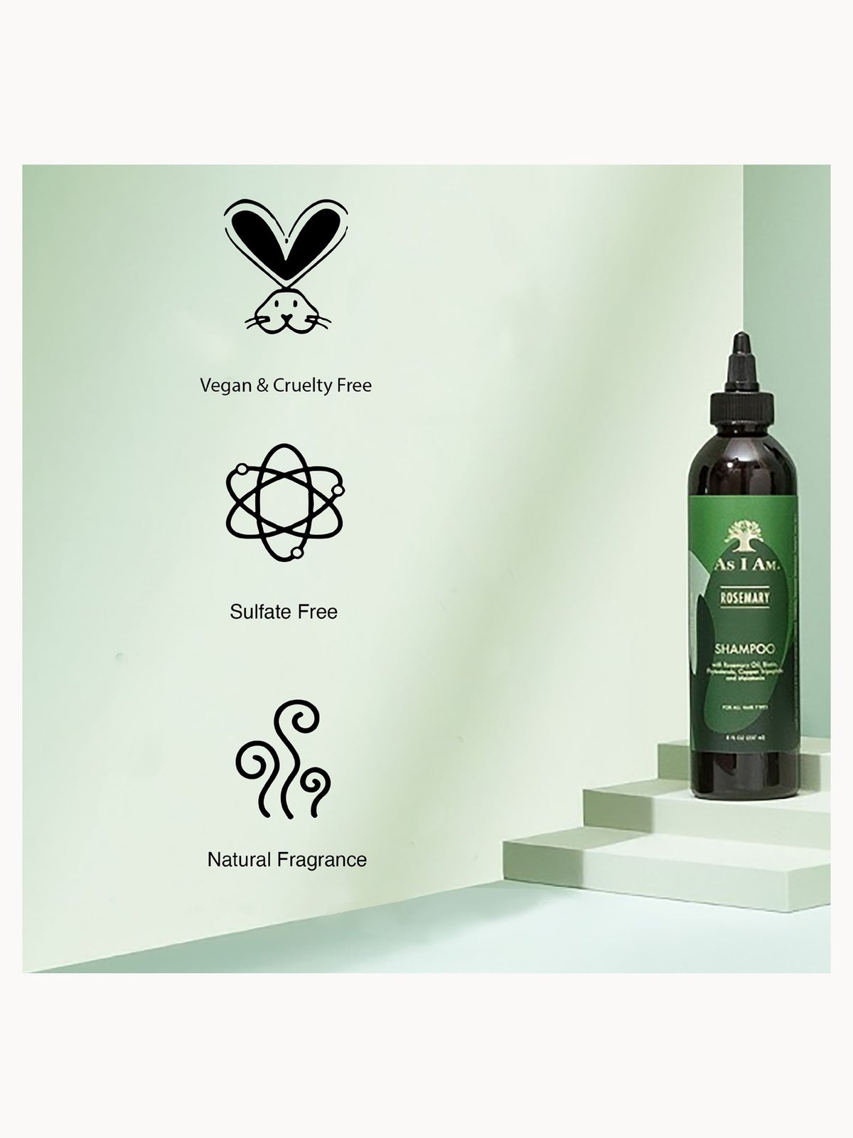 As I Am Rosemary Shampoo 237ml 3