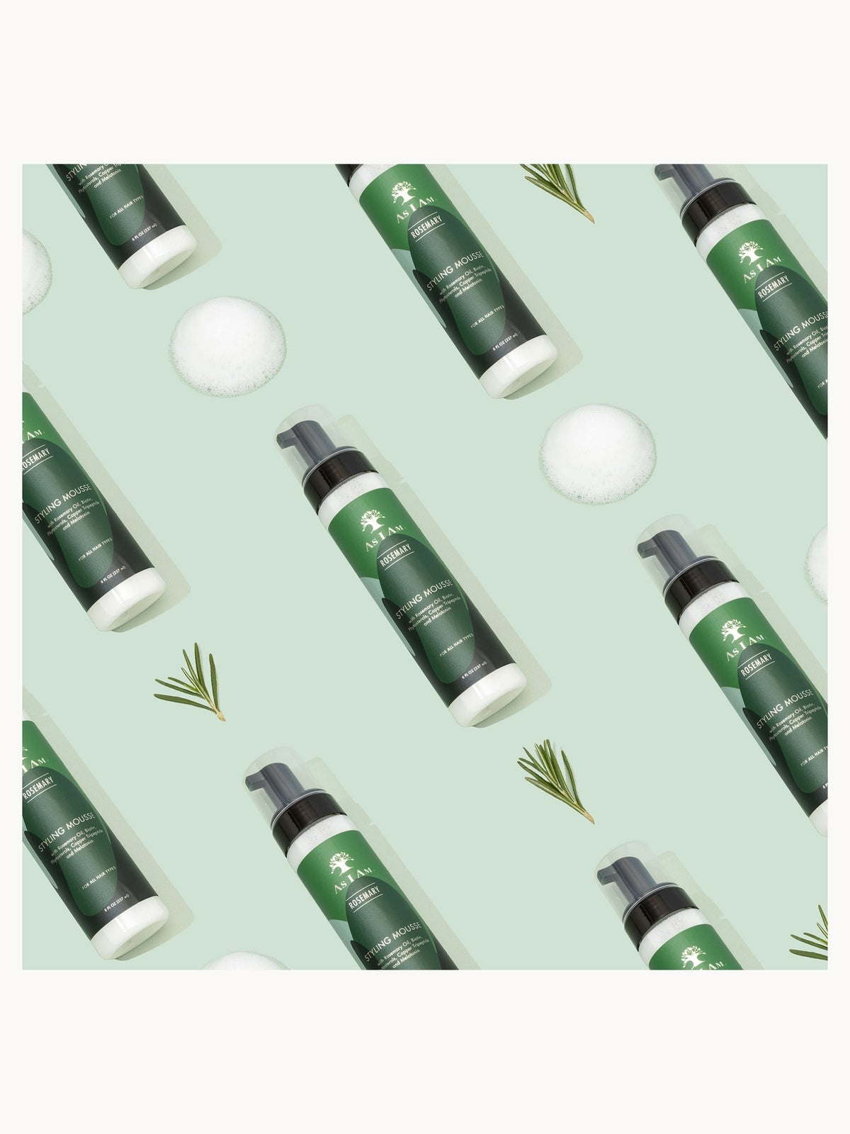 As I Am Rosemary Oil Styling Mousse 237ml 3