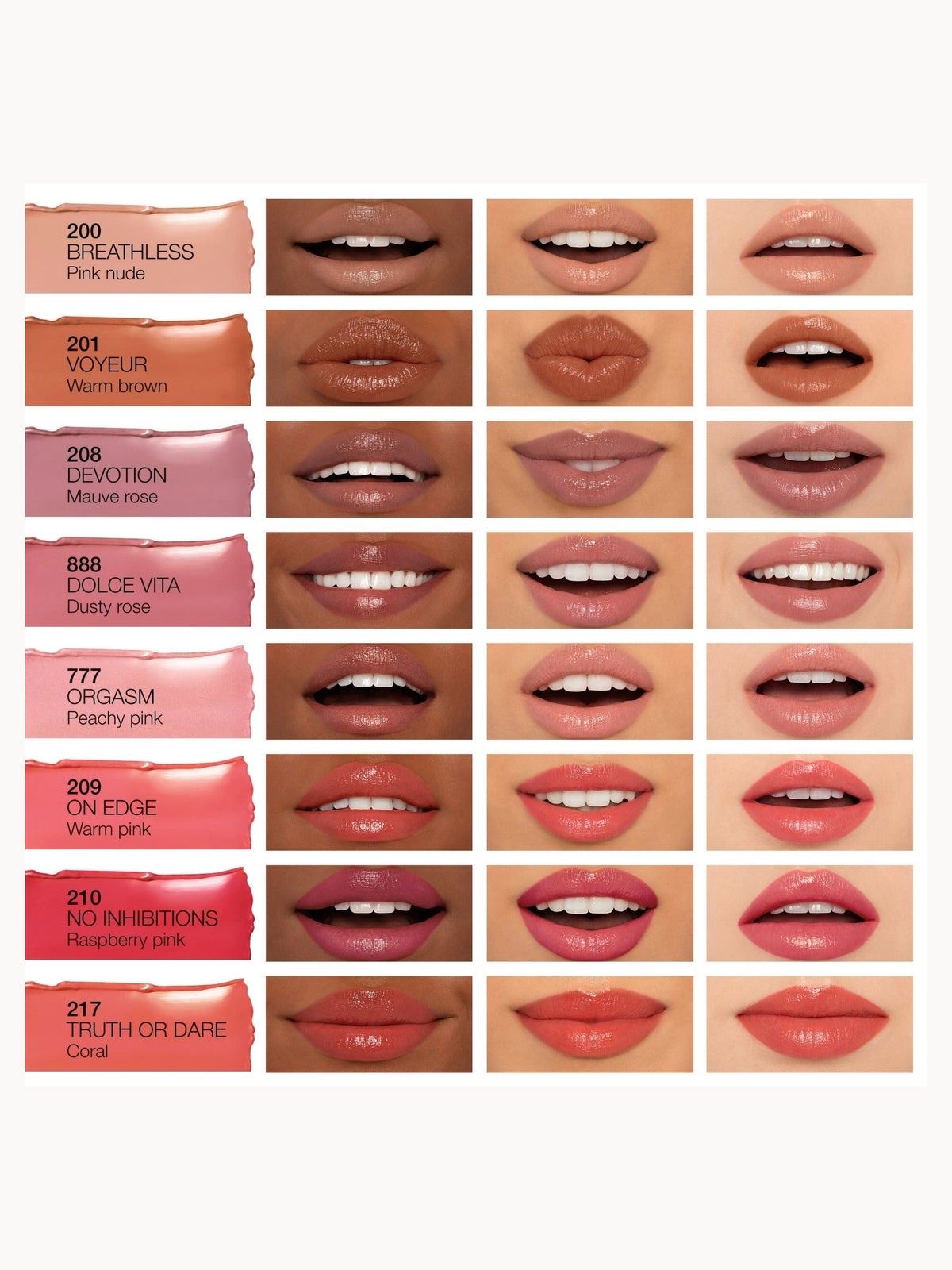 NARS Afterglow Sensual Shine Lipstick 1.5g (Various Shades) - Voyeur 4