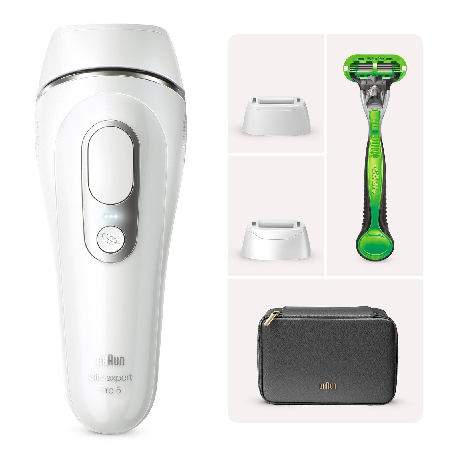 Braun IPL Silk·expert Pro 5 PL5145 Haarentfernung für zuhause mit Aufbewahrungstasche: retailer-supplied image